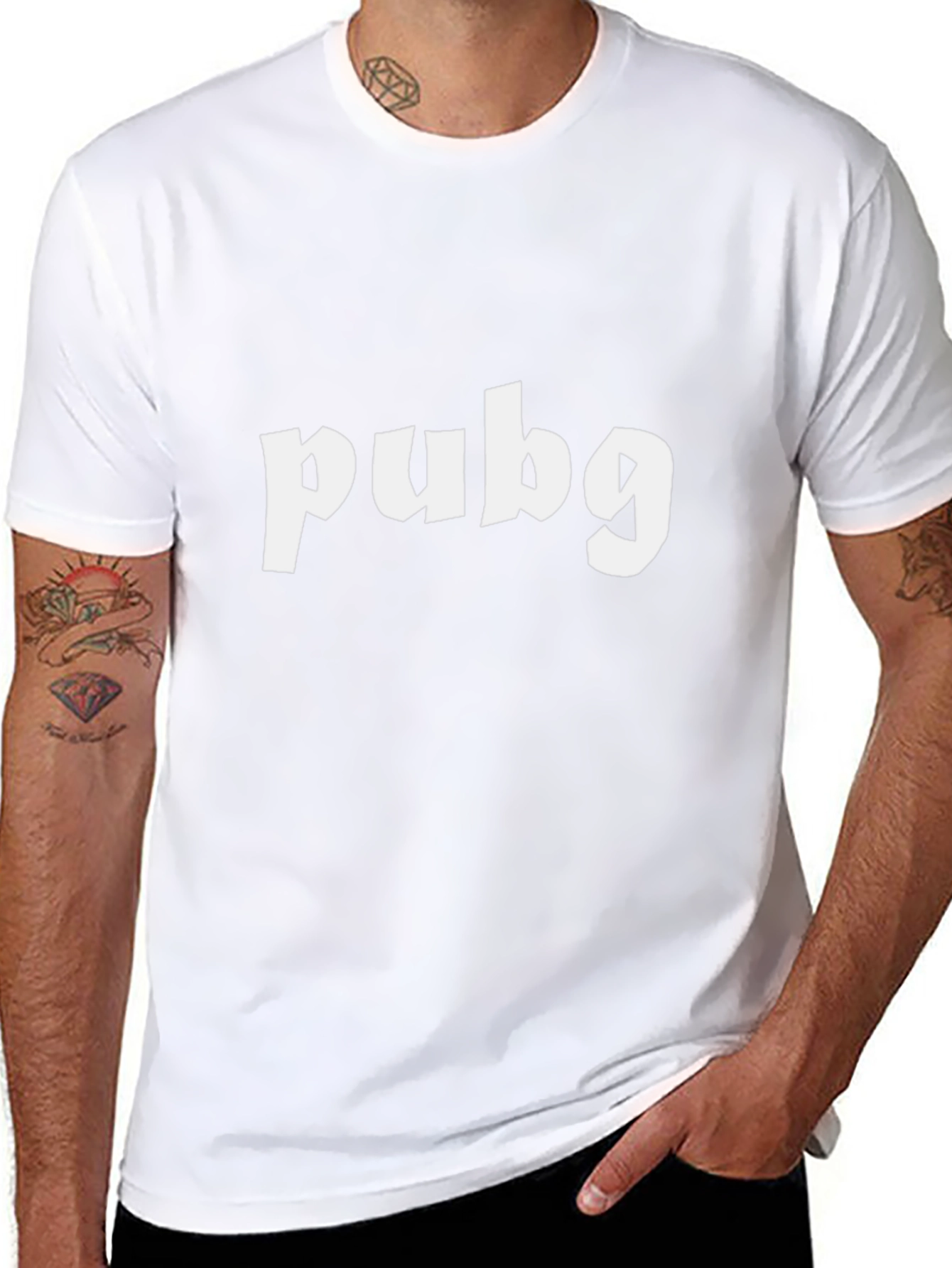 PUBG Black Graphic Tee - Trendy Gamer T-Shirt