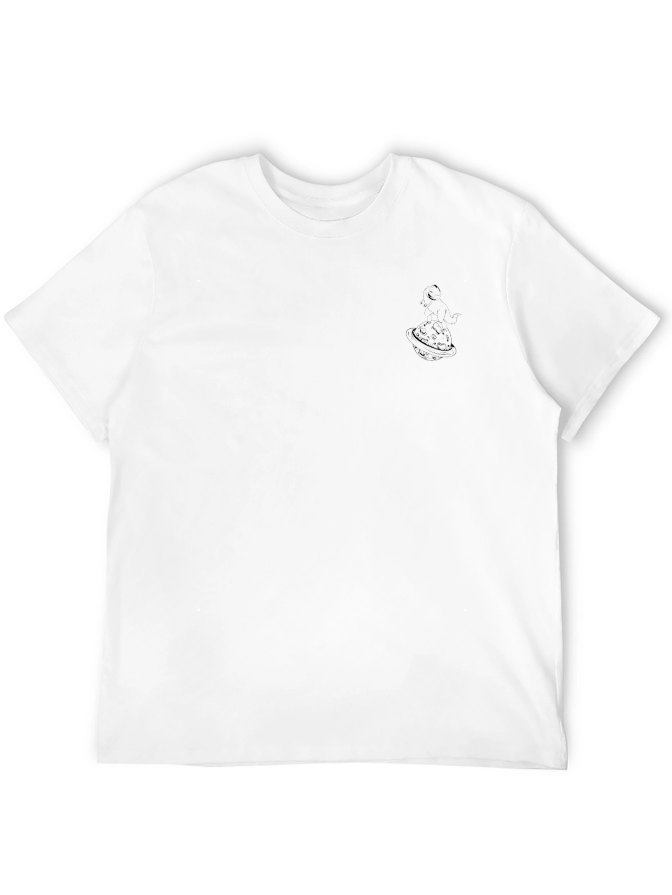 Mens Black Crewneck T-Shirt
