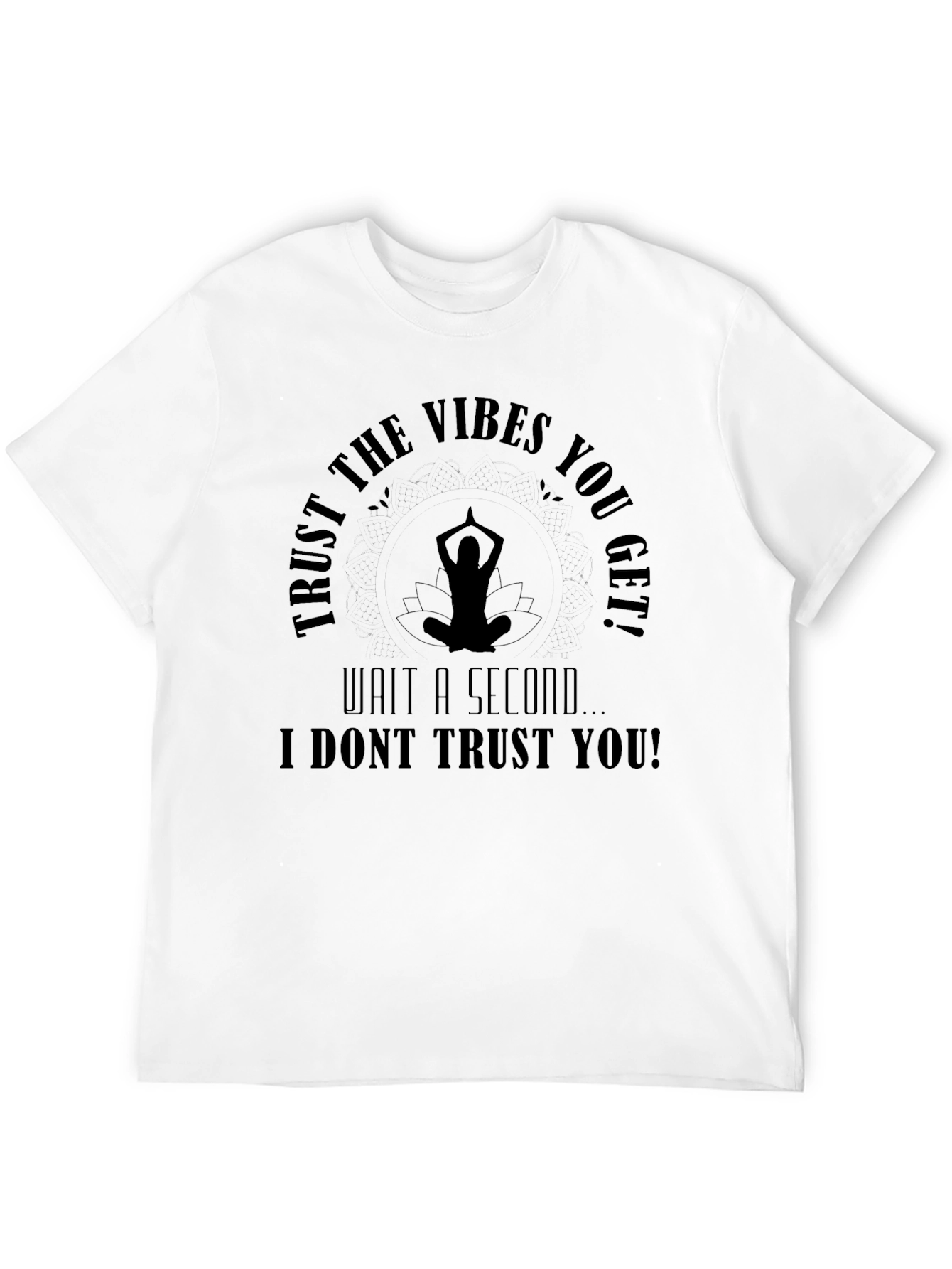Trust the Vibes Funny Graphic T-Shirt