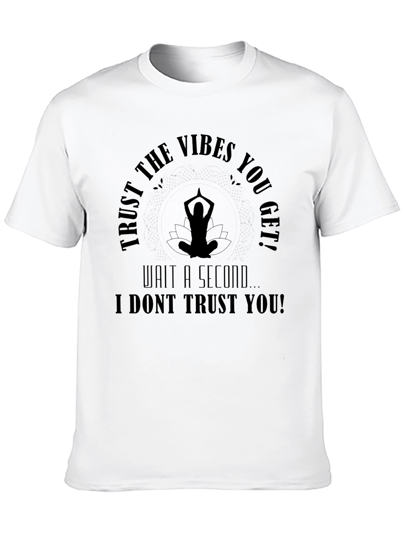 Trust the Vibes Funny Graphic T-Shirt