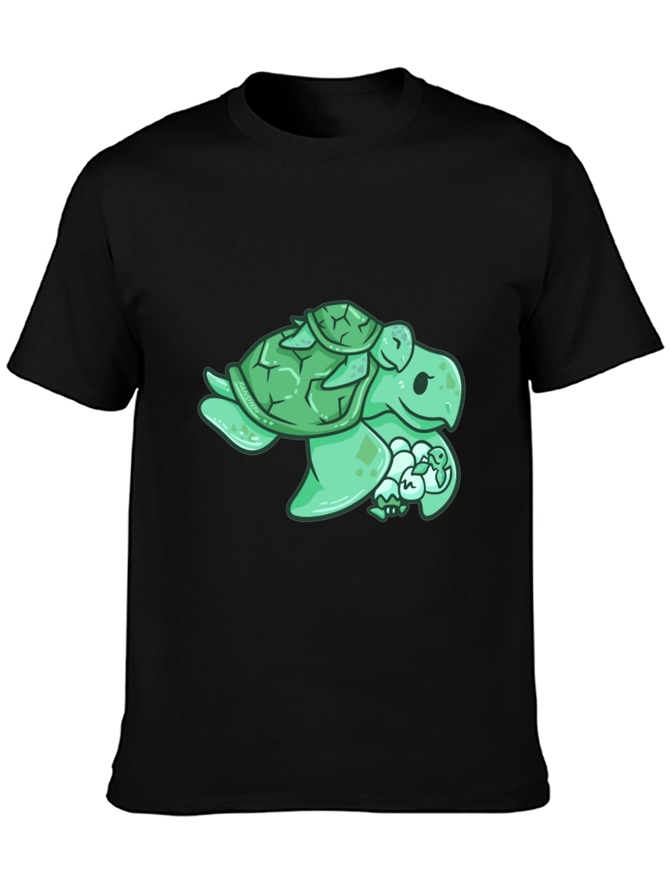Turtle Family Graphic Tee - Cute Animal Lover Shirt
