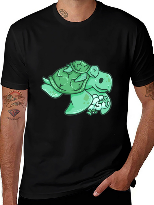 Turtle Family Graphic Tee - Cute Animal Lover Shirt