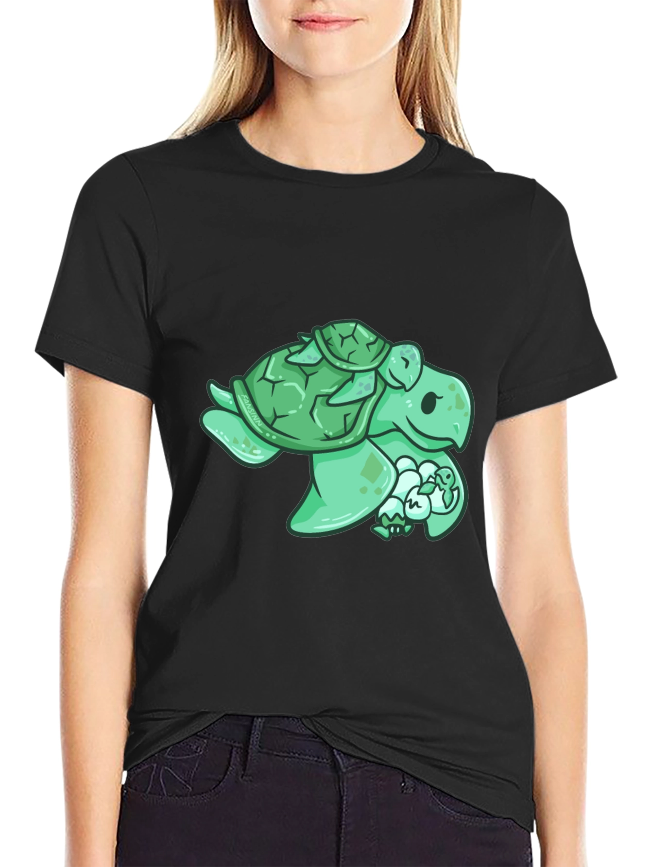 Turtle Family Graphic Tee - Cute Animal Lover Shirt