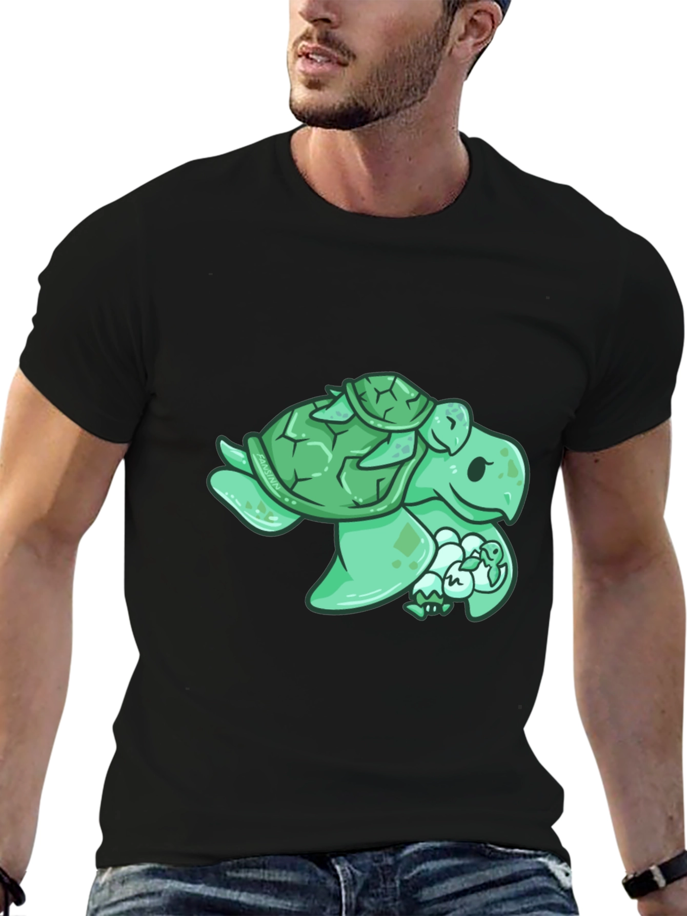 Turtle Family Graphic Tee - Cute Animal Lover Shirt