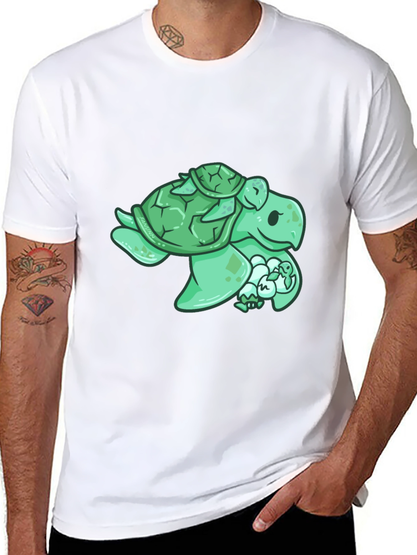 Turtle Family Graphic Tee - Cute Animal Lover Shirt