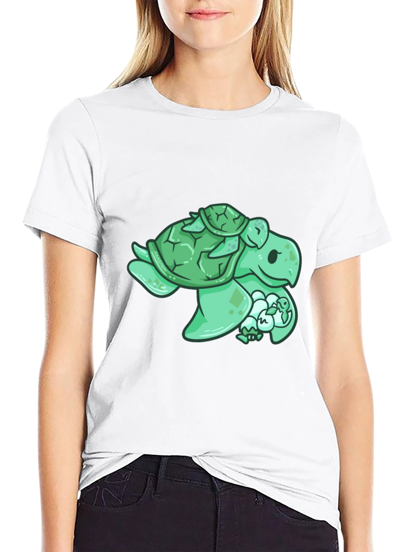 Turtle Family Graphic Tee - Cute Animal Lover Shirt