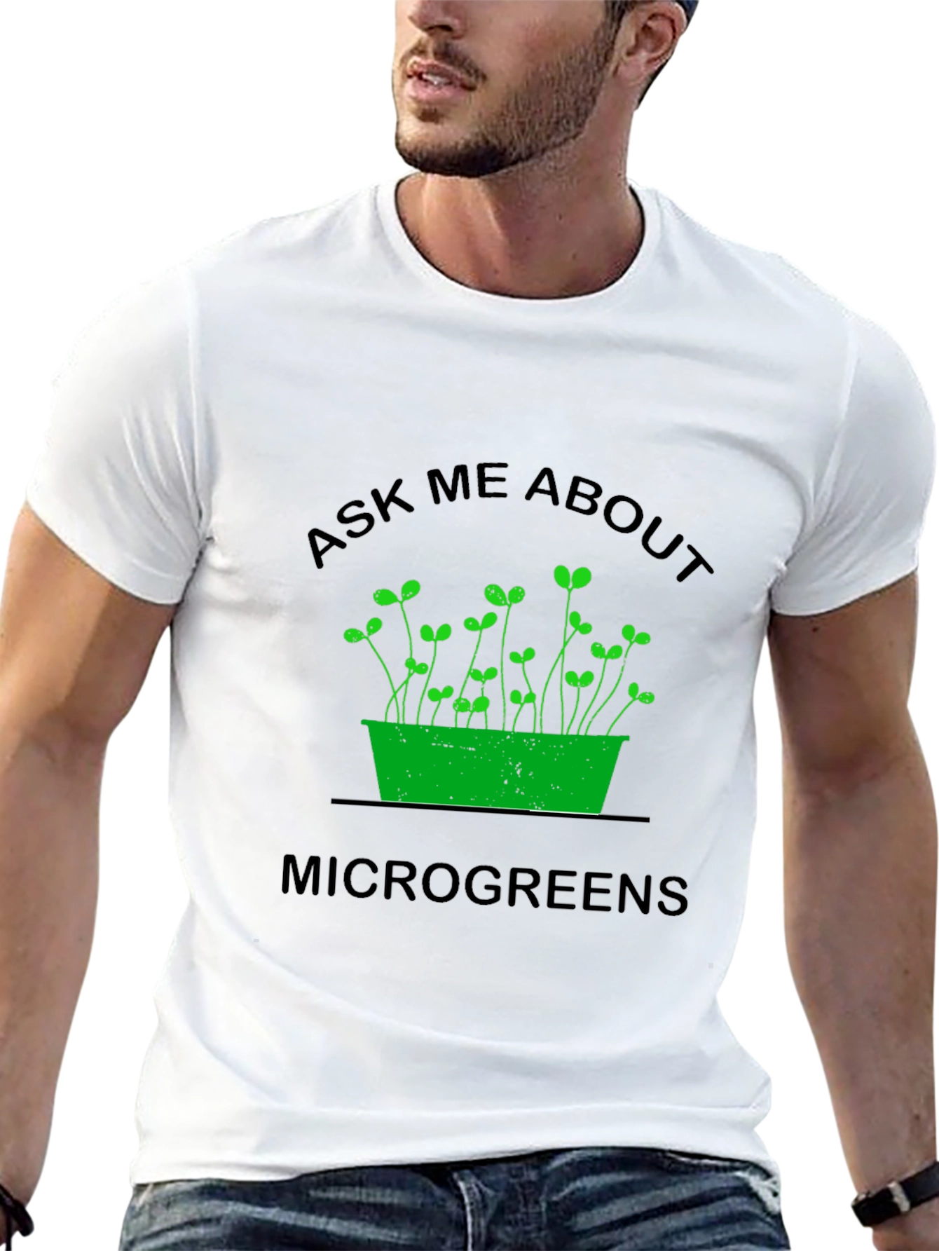 Ask Me About Microgreens T-Shirt