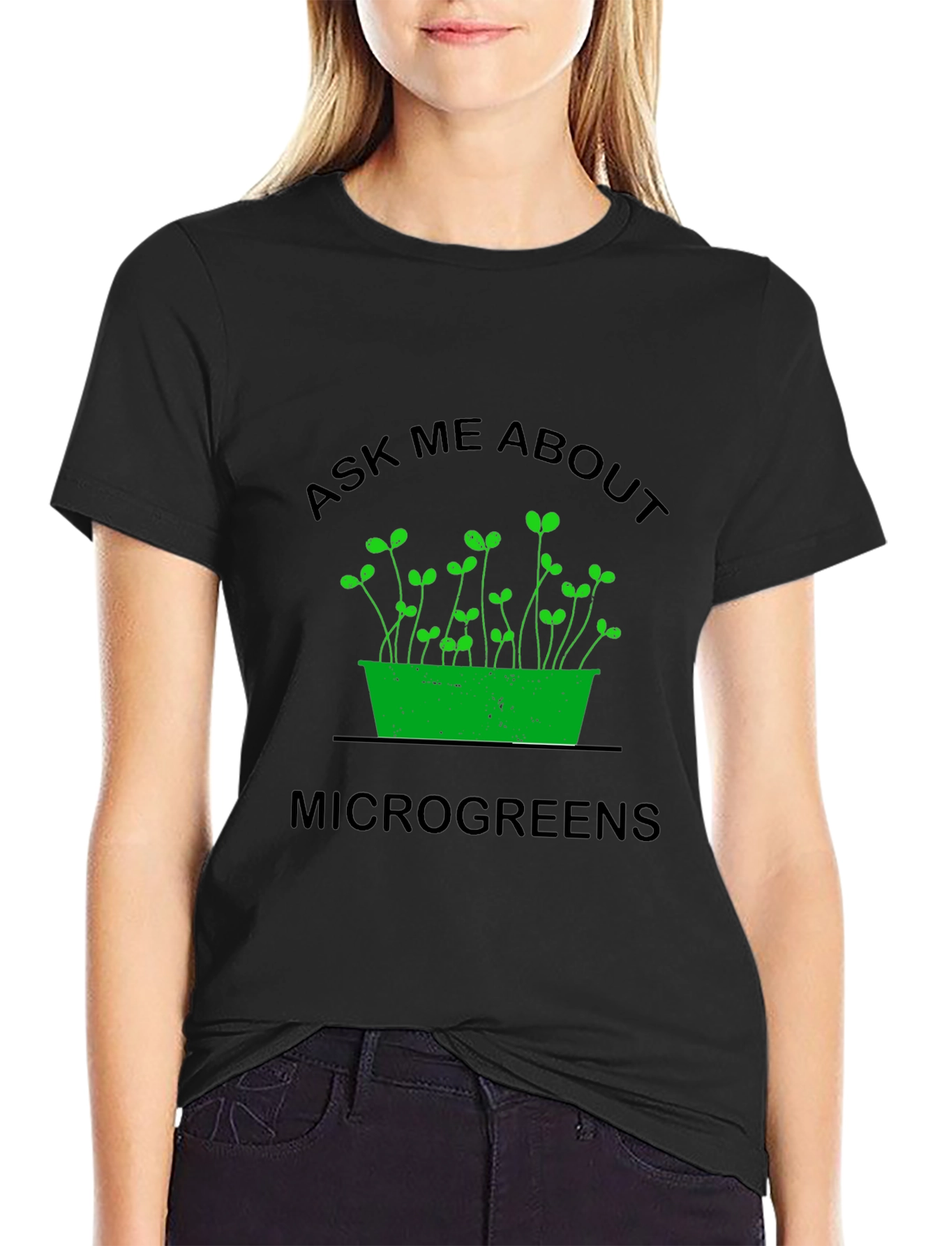 Ask Me About Microgreens T-Shirt