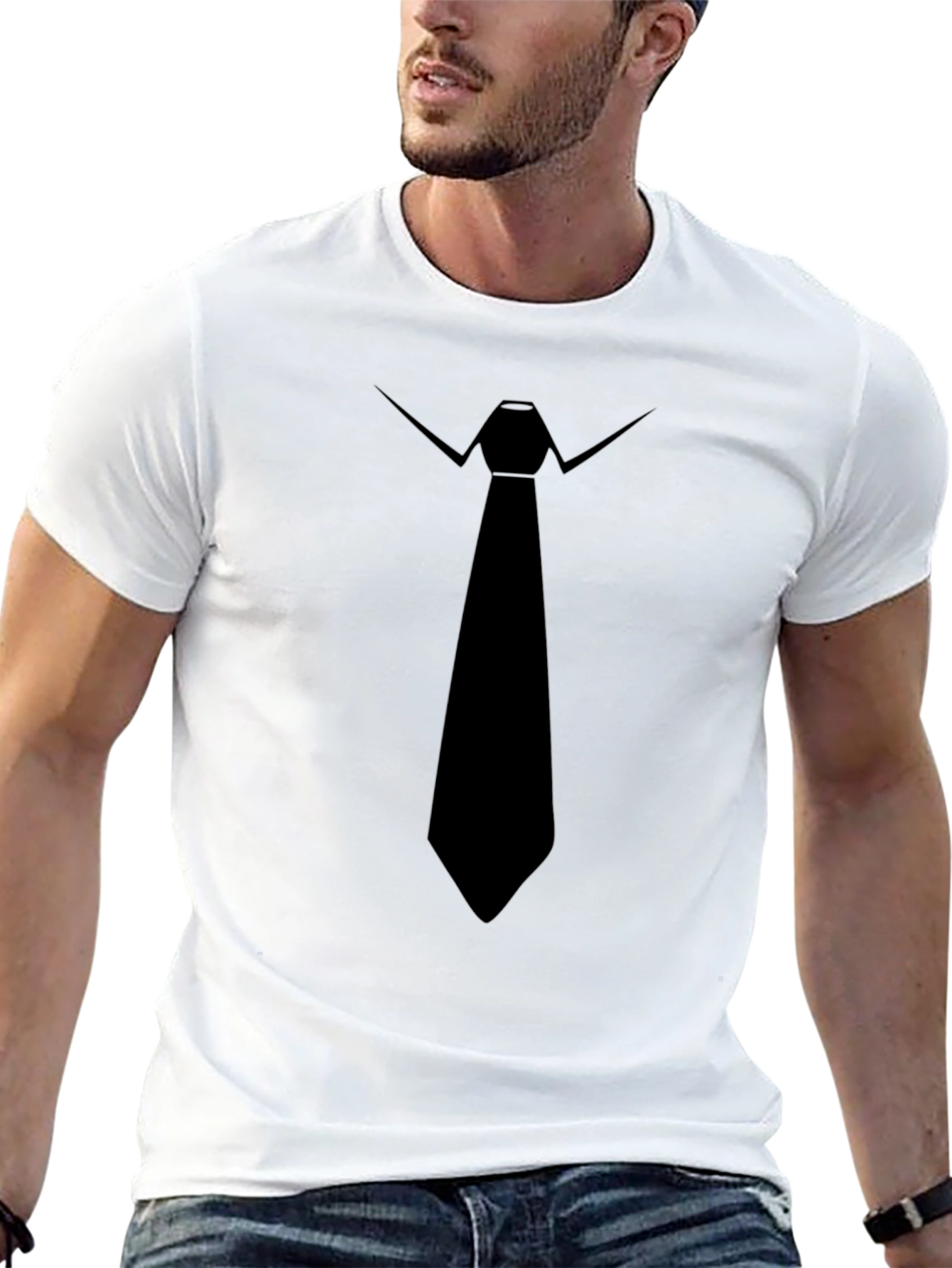 Black Tie Graphic Tee - Formal Fun