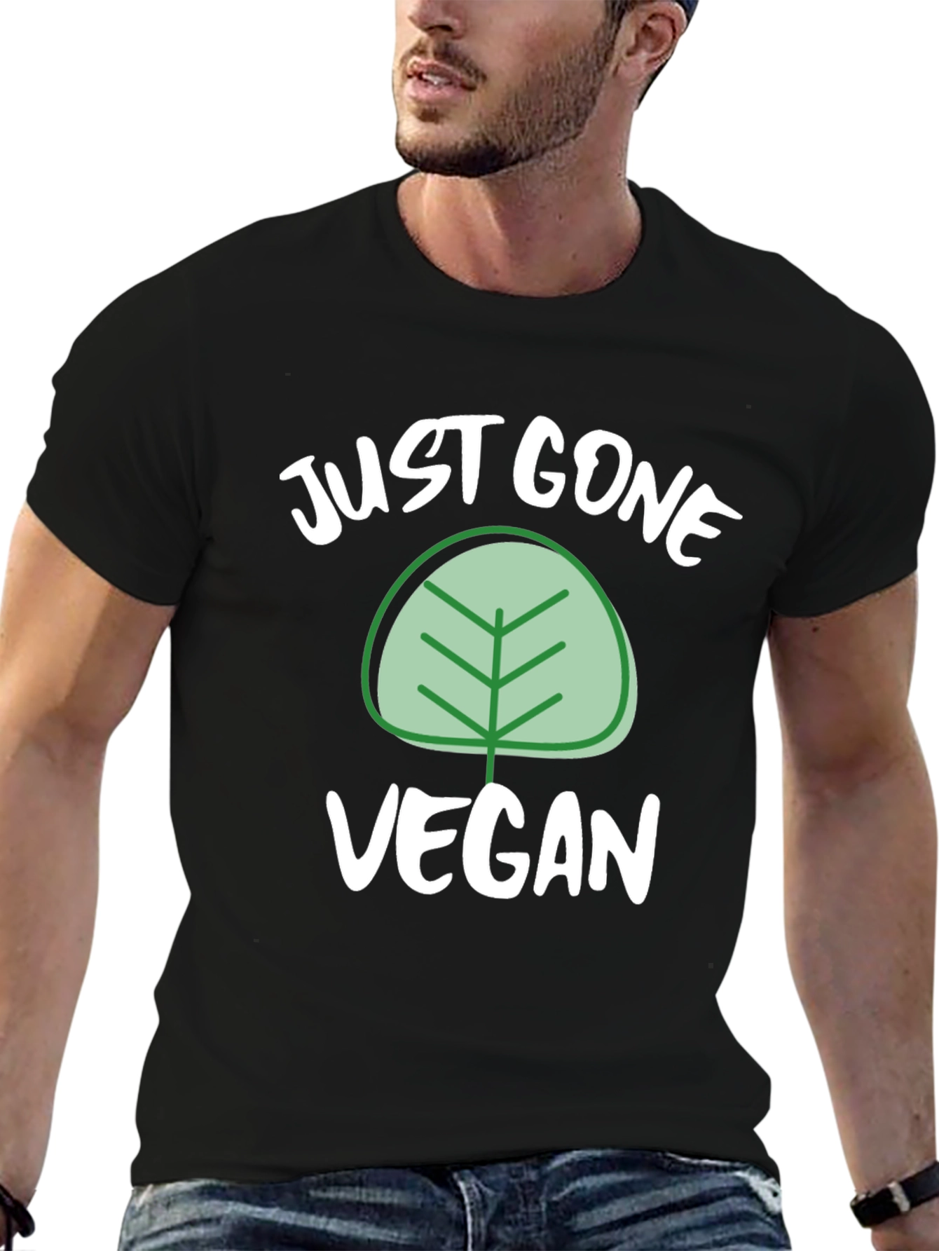 Just Gone Vegan Tee - Stylish Vegetarian T-Shirt