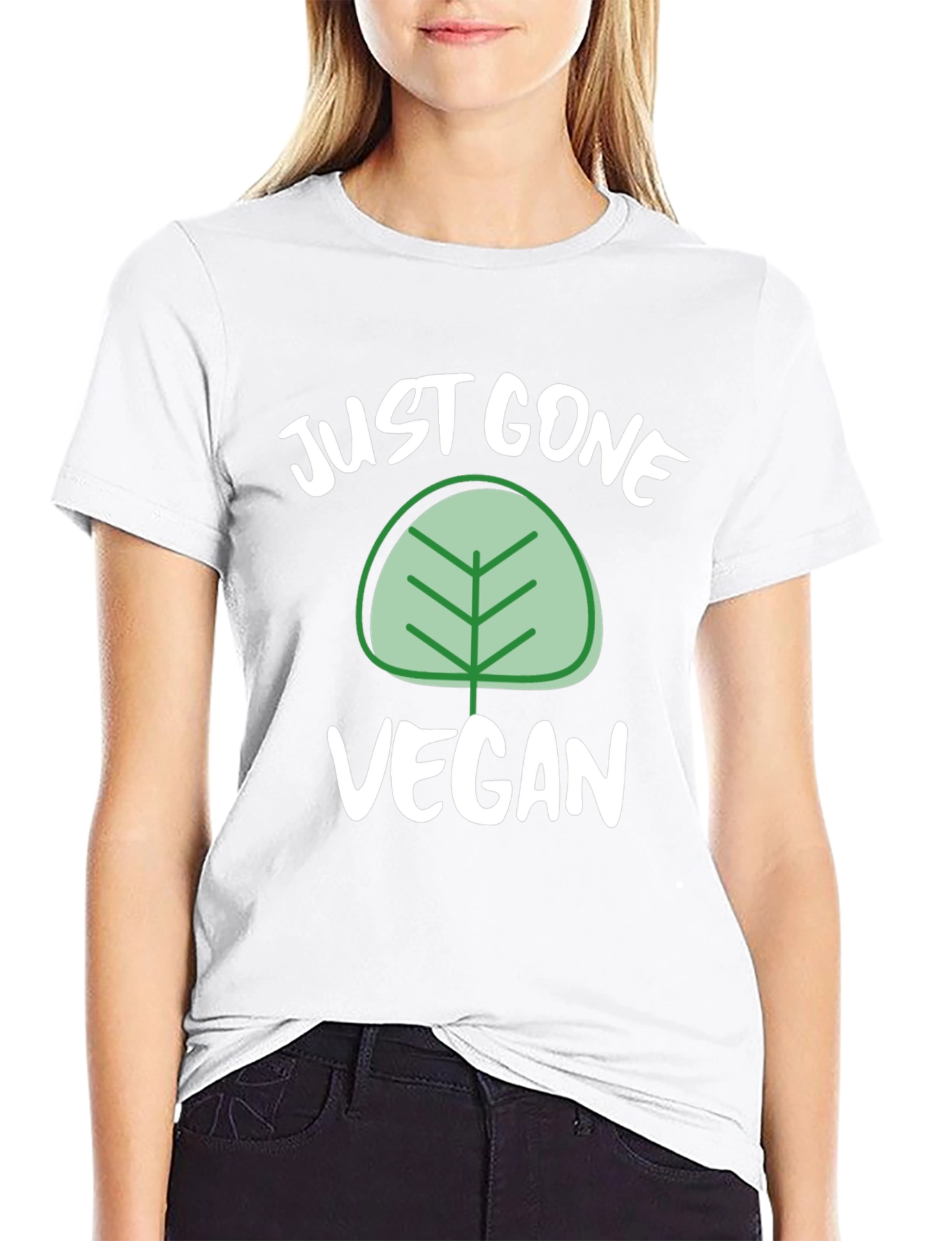 Just Gone Vegan Tee - Stylish Vegetarian T-Shirt