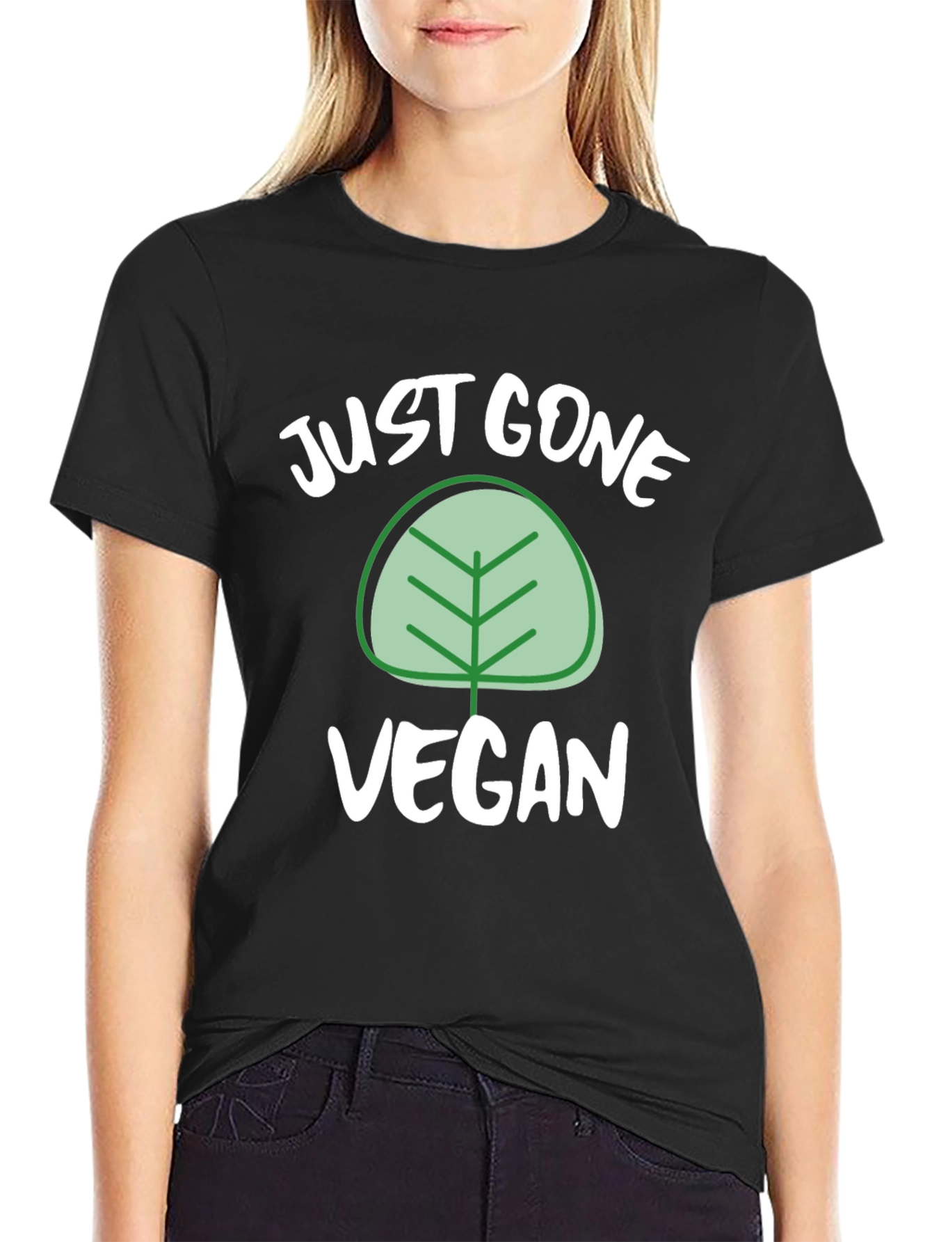Just Gone Vegan Tee - Stylish Vegetarian T-Shirt