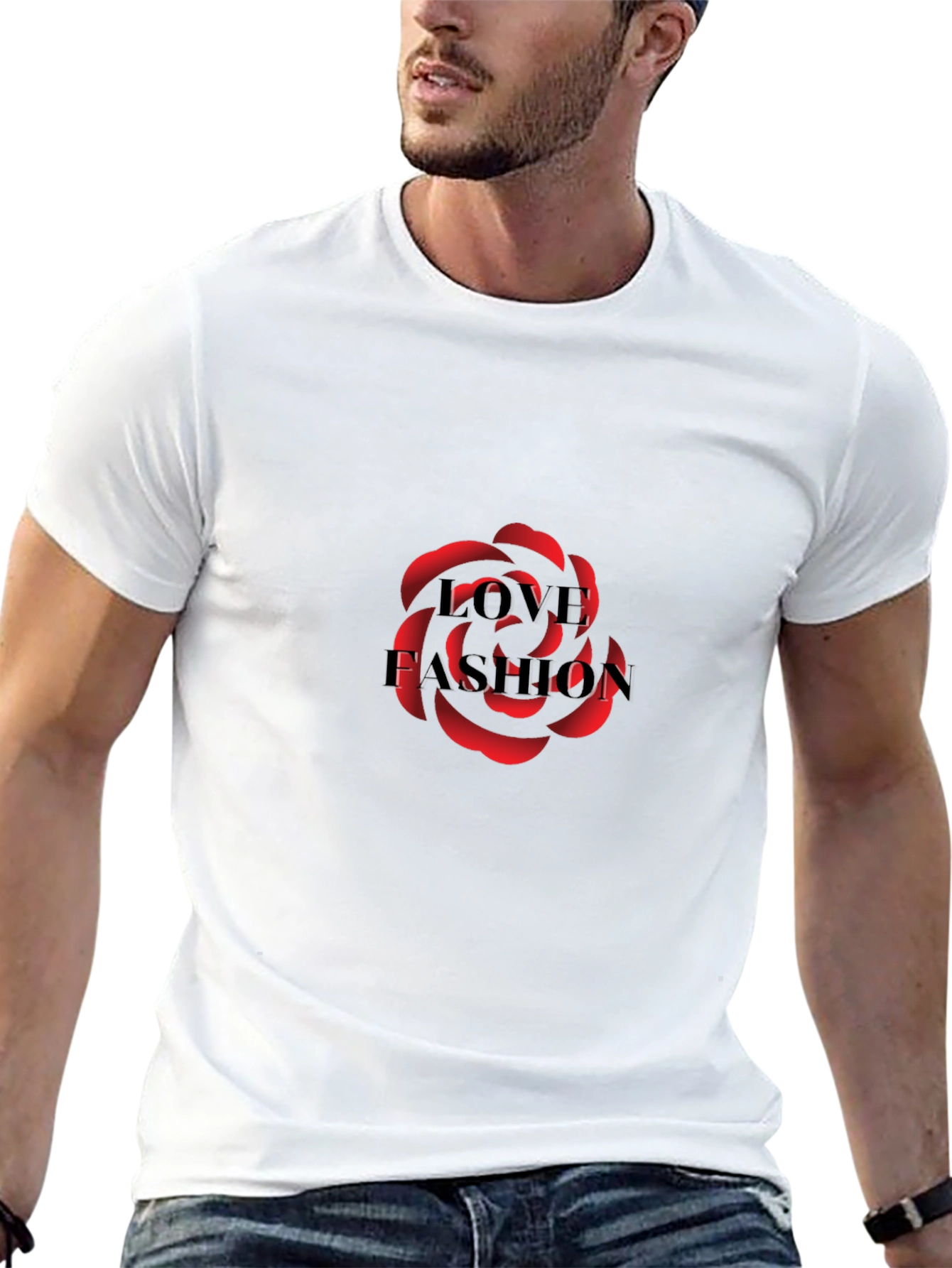 Love Fashion Black T-Shirt