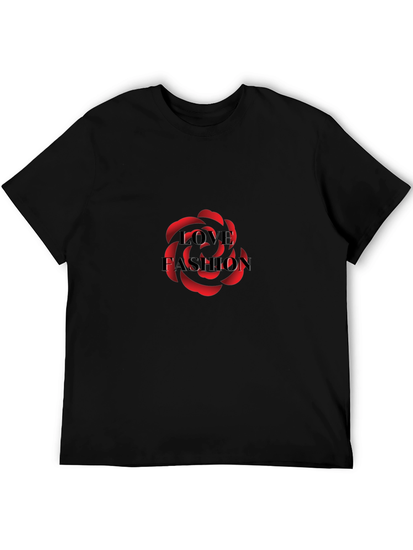 Love Fashion Black T-Shirt