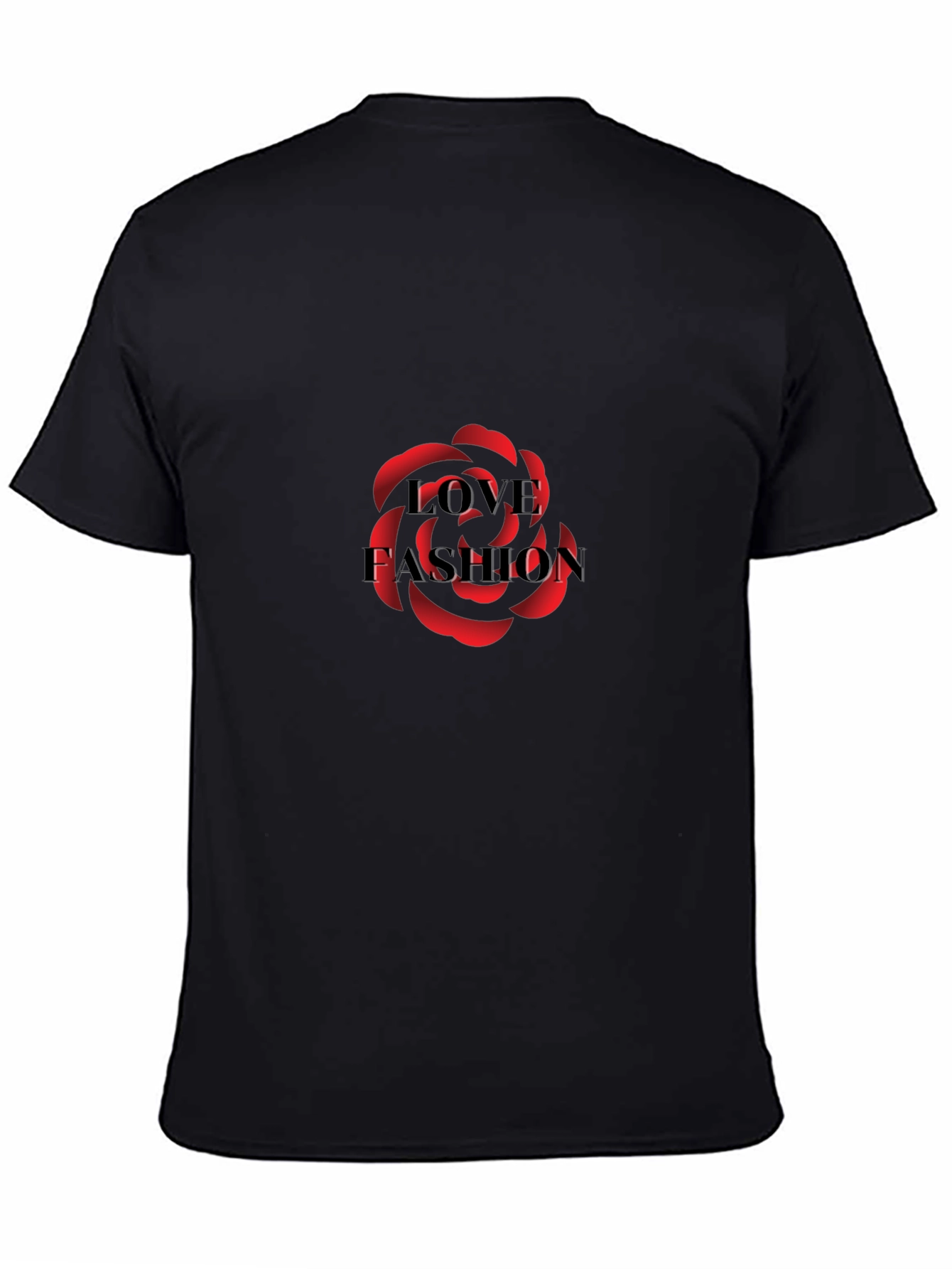 Love Fashion Black T-Shirt
