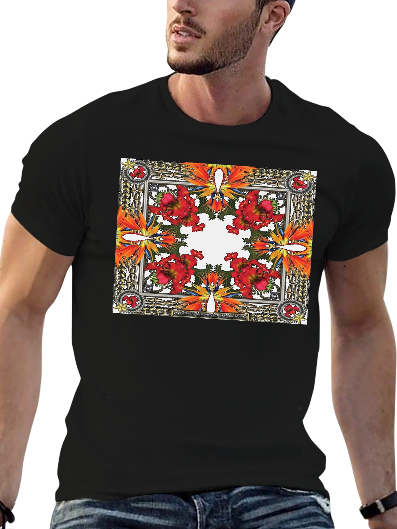 Floral Framed T-Shirt