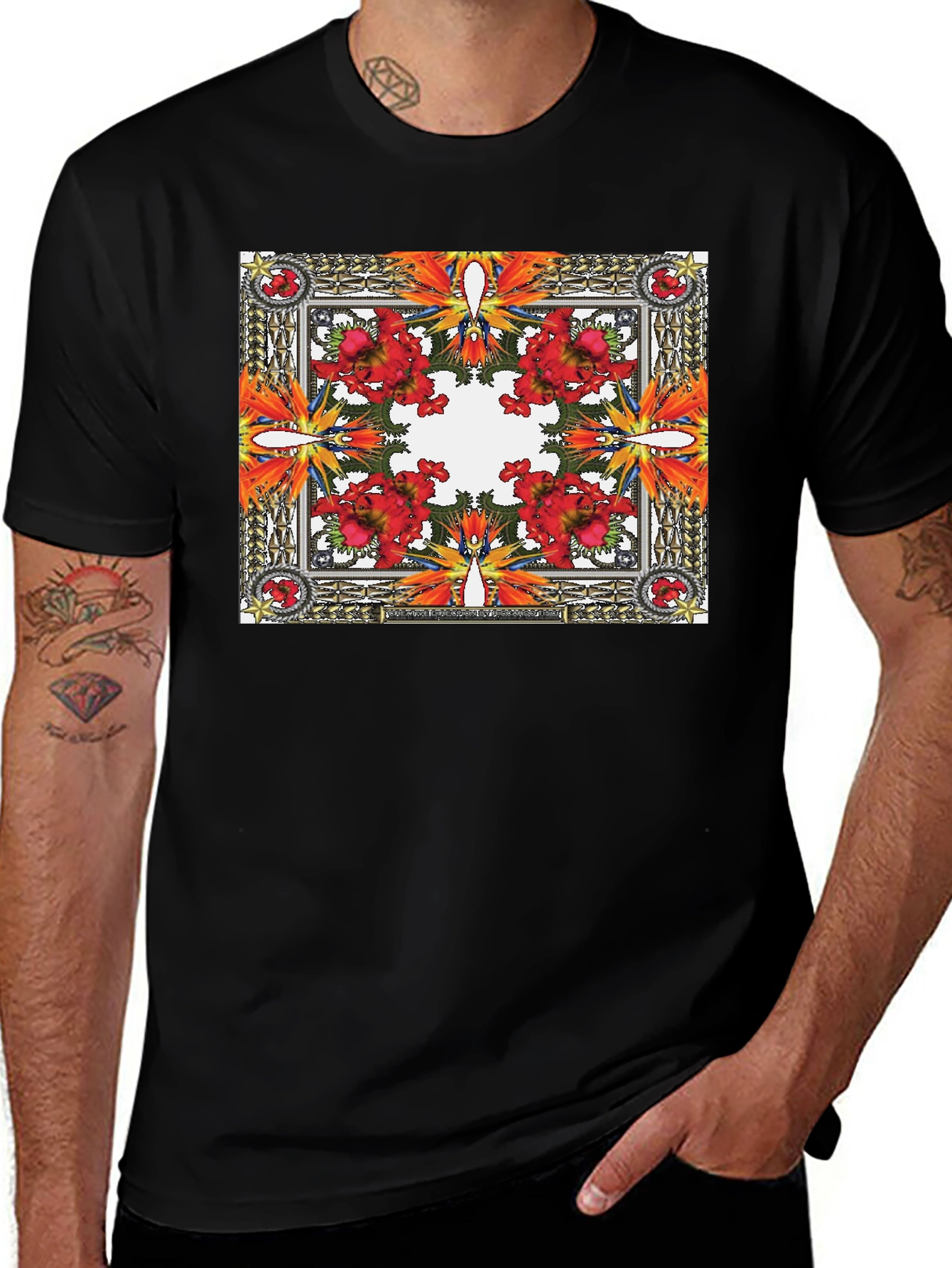 Floral Framed T-Shirt