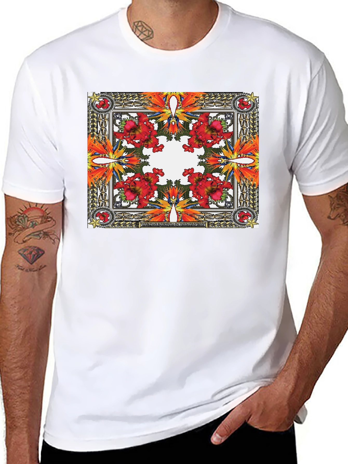 Floral Framed T-Shirt