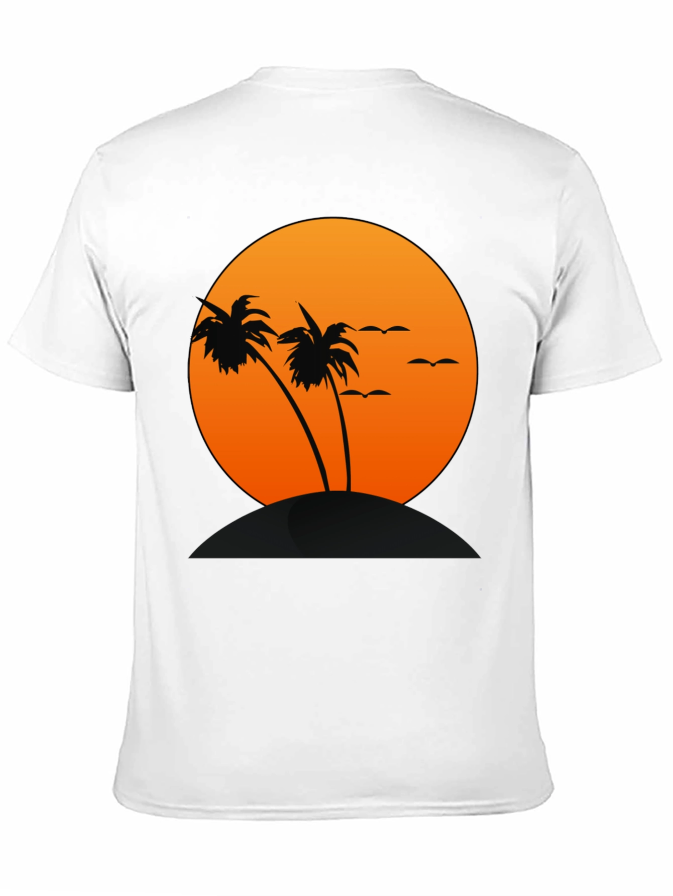 Sunset Palm Tree Graphic T-Shirt
