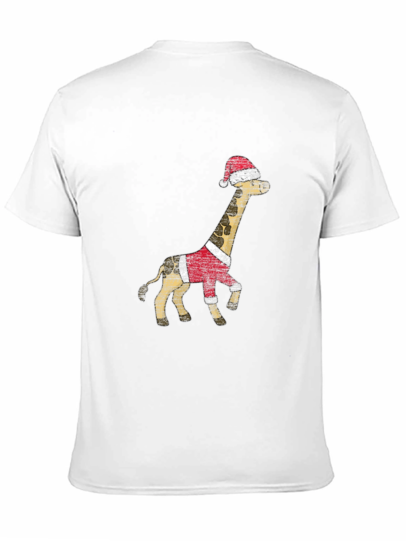 Festive Giraffe T-Shirt - Holiday Style