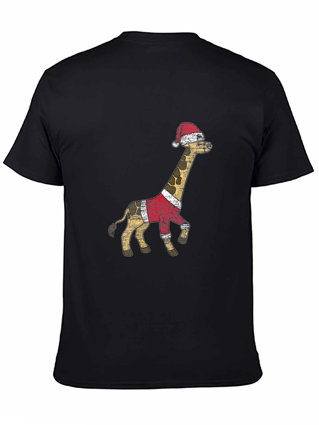 Festive Giraffe T-Shirt - Holiday Style