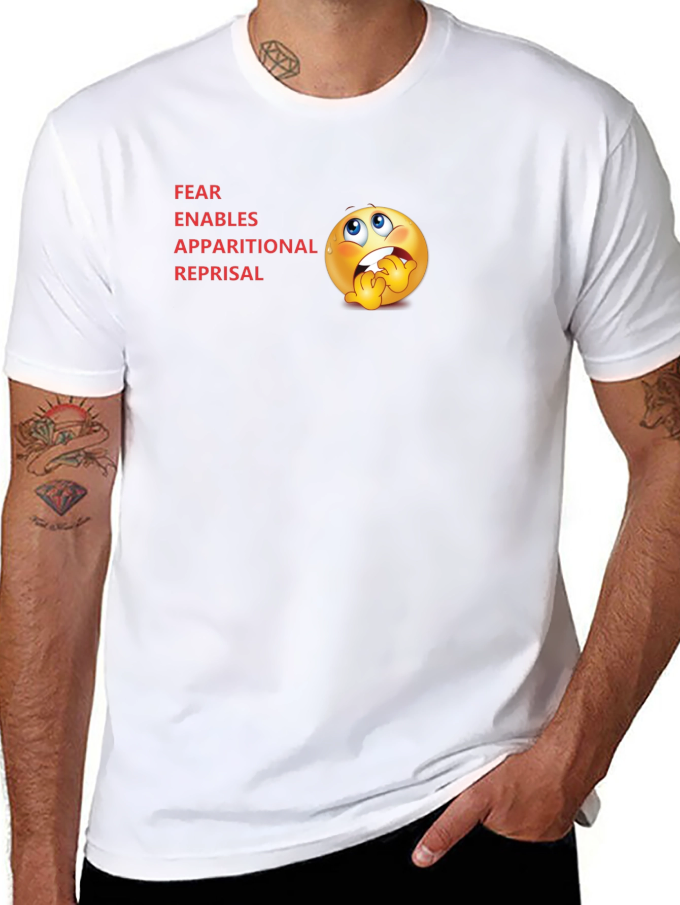 FEAR Acronym T-Shirt - Novelty Graphic Tee