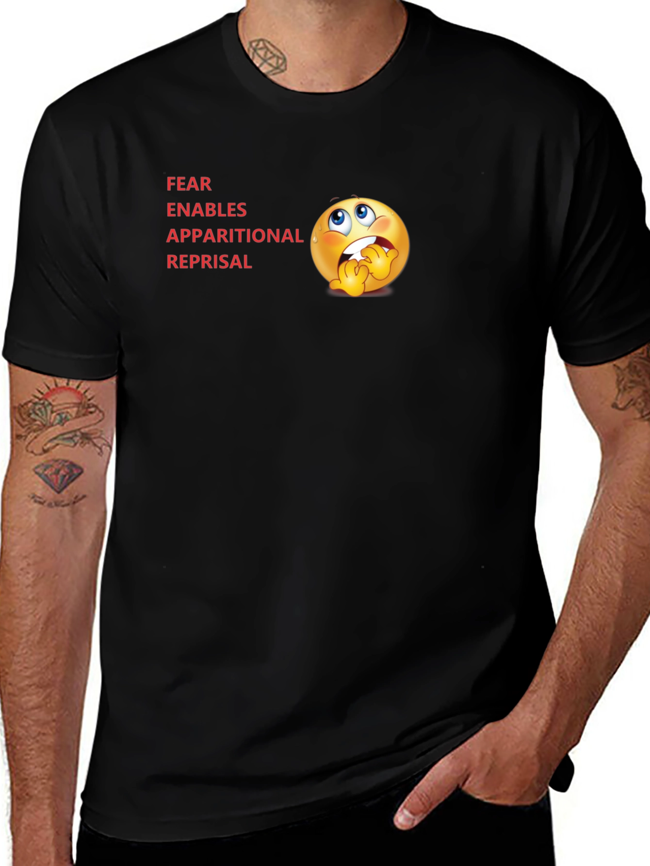 FEAR Acronym T-Shirt - Novelty Graphic Tee