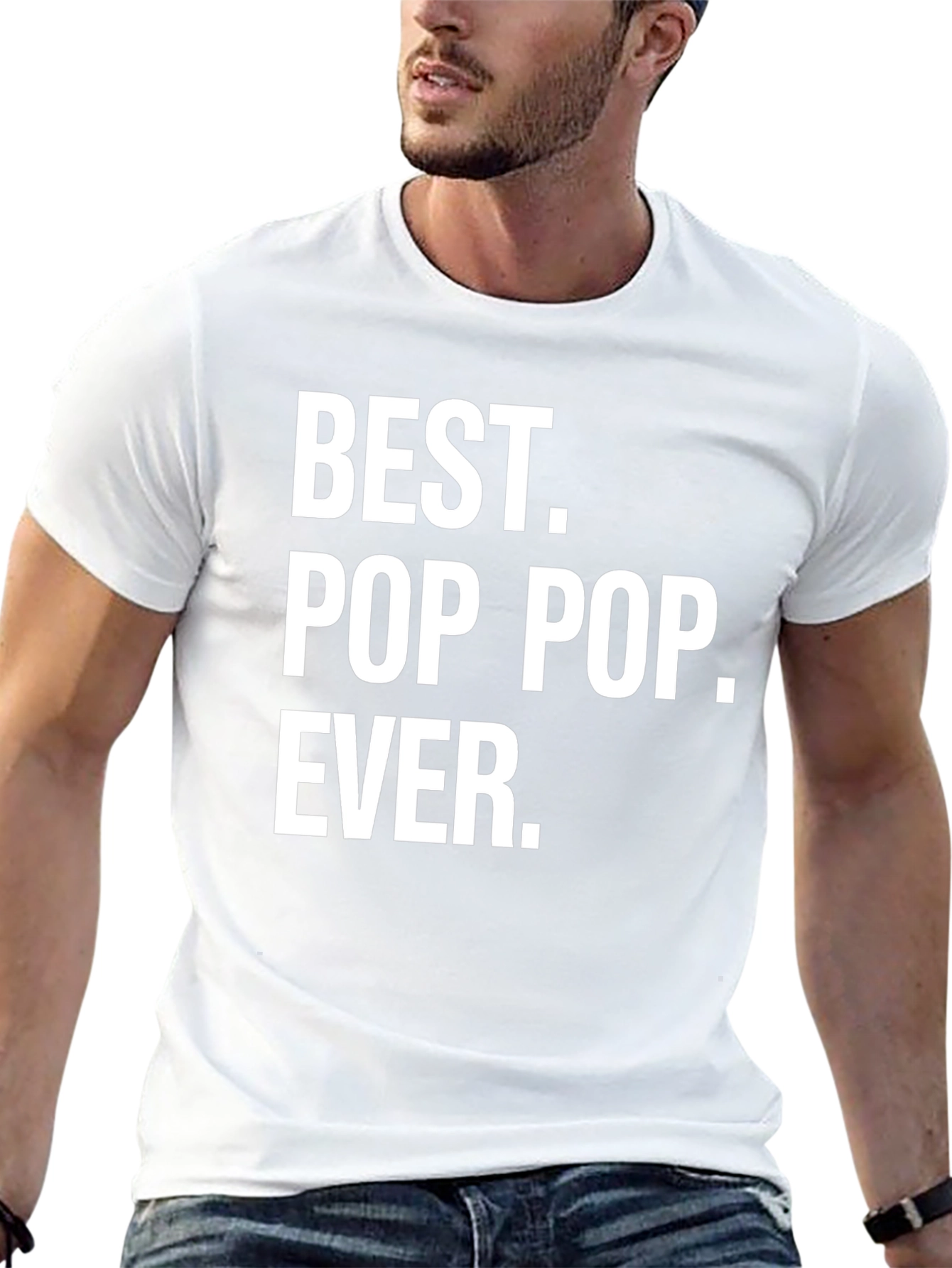 Best Pop Pop Ever Black T-Shirt