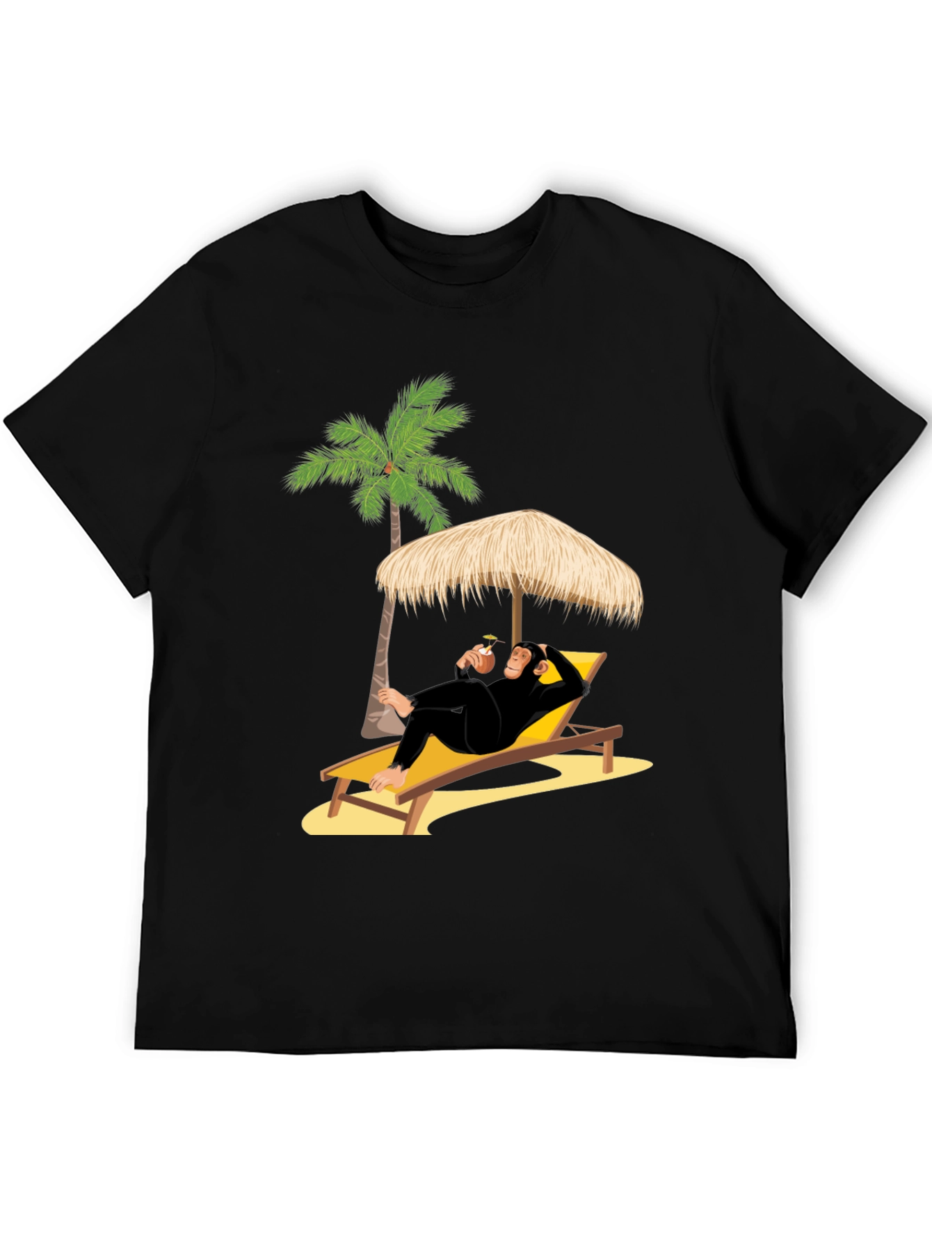 Relaxing Chimp T-Shirt - Beach Vibes