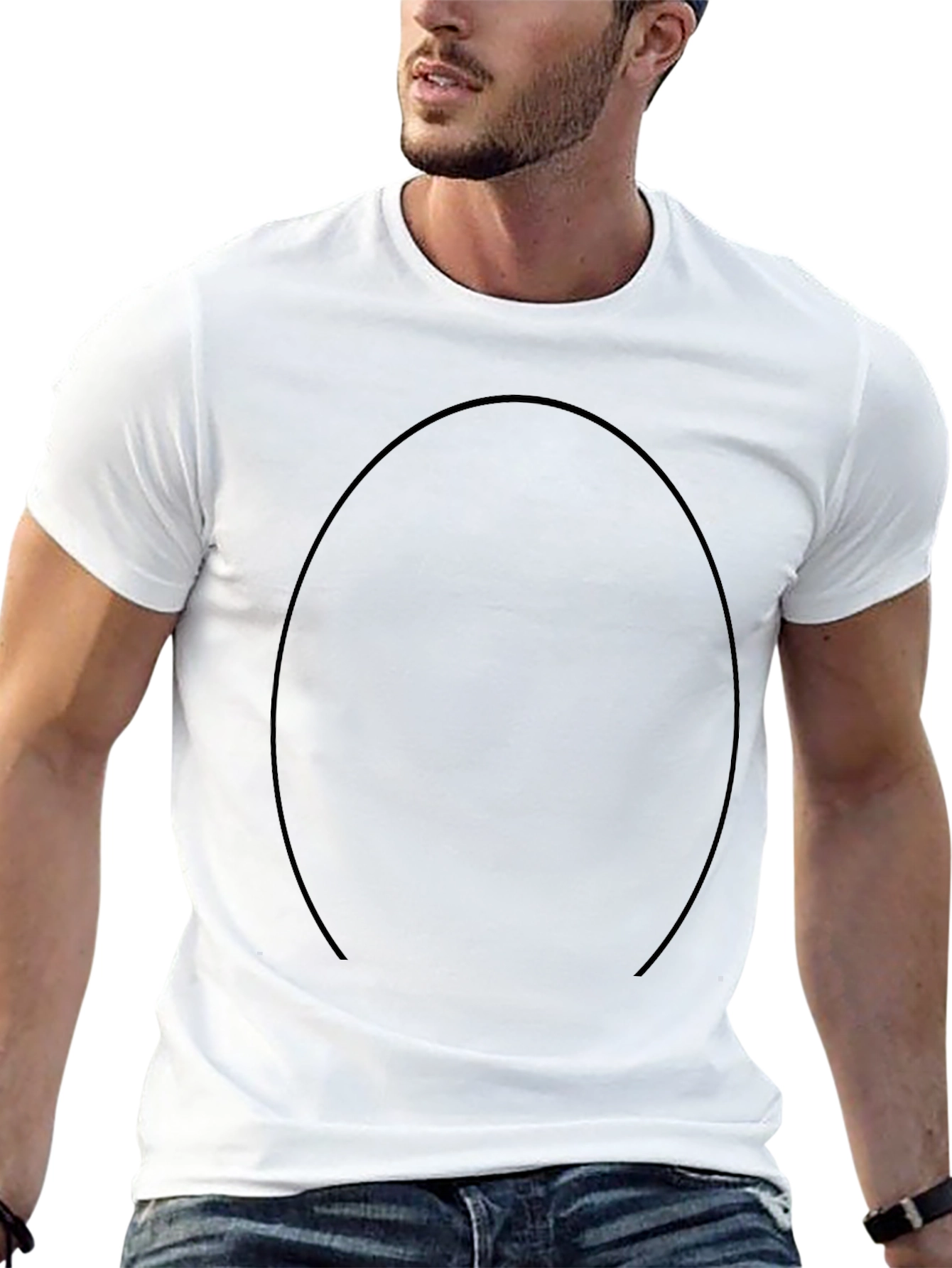 Classic Black Crew Neck T-Shirt