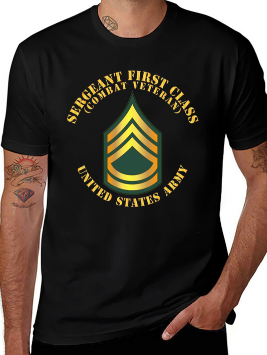 Sergeant First Class Combat Veteran T-Shirt