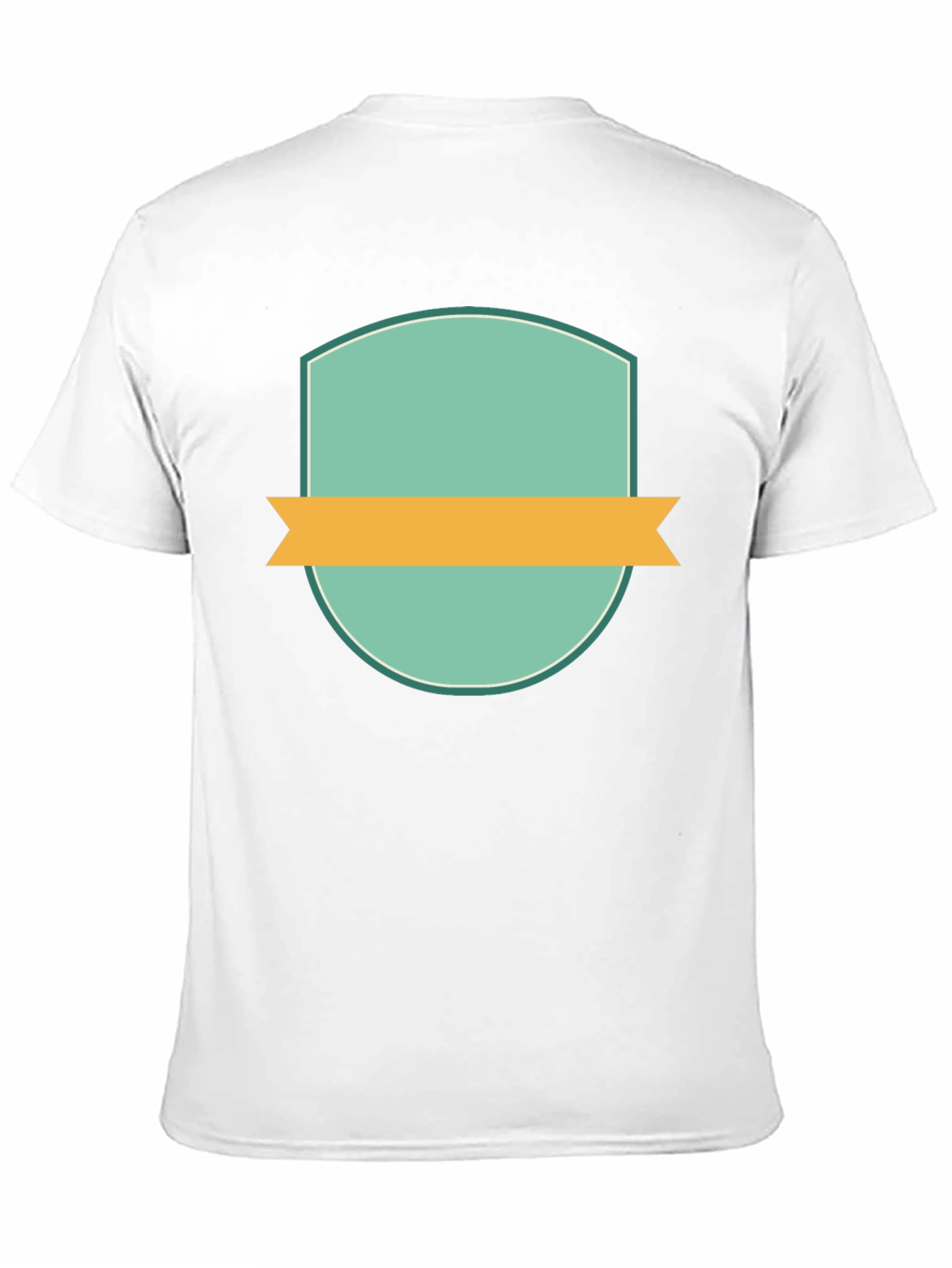 Modern Badge Graphic Black T-Shirt