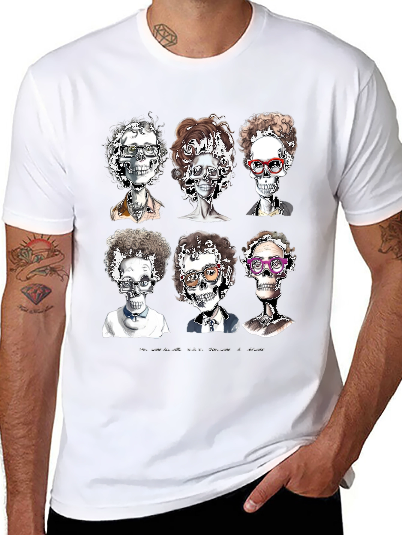 Skeletal Portrait T-Shirt