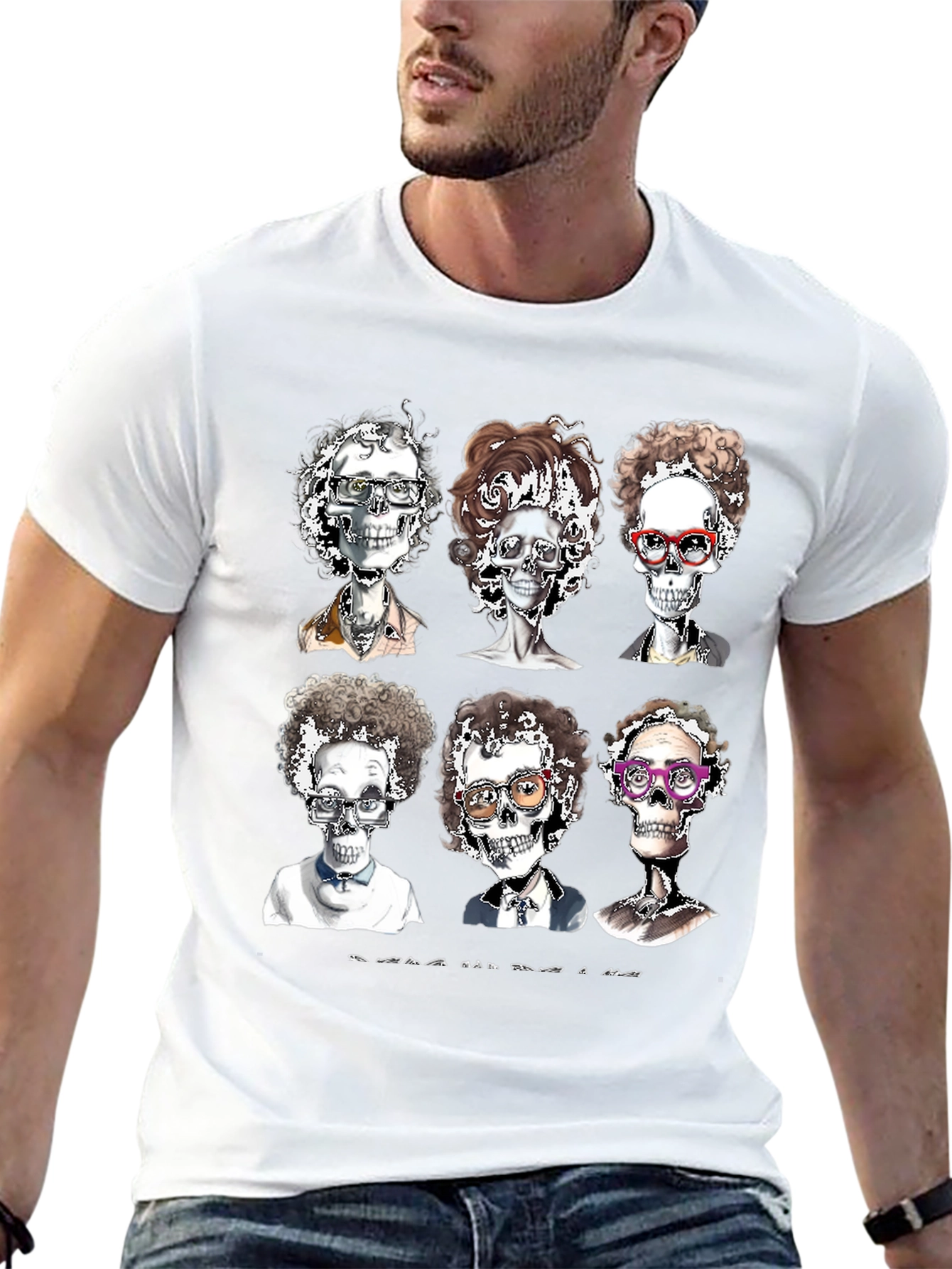 Skeletal Portrait T-Shirt
