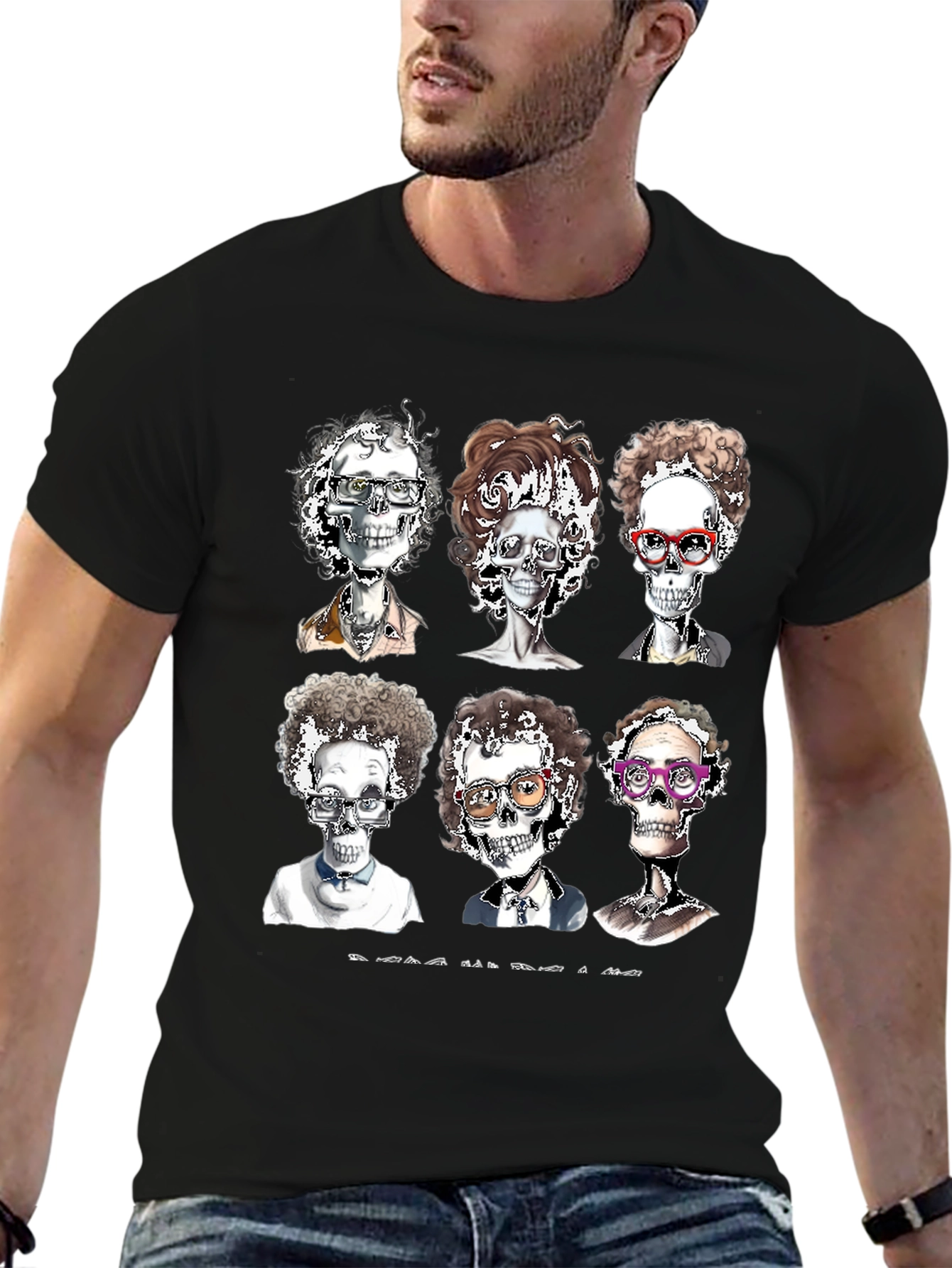 Skeletal Portrait T-Shirt