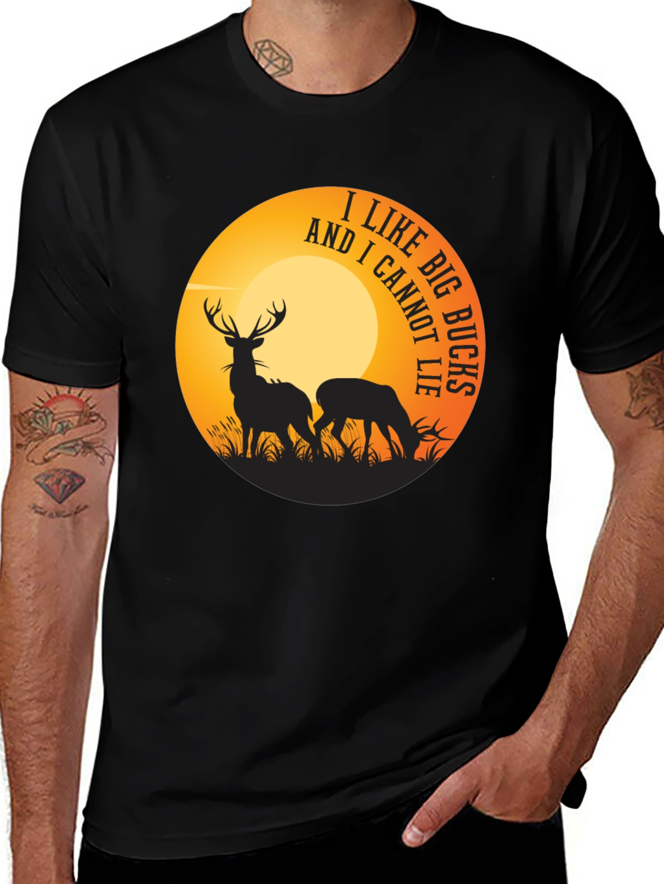 I Like Big Bucks Graphic Tee