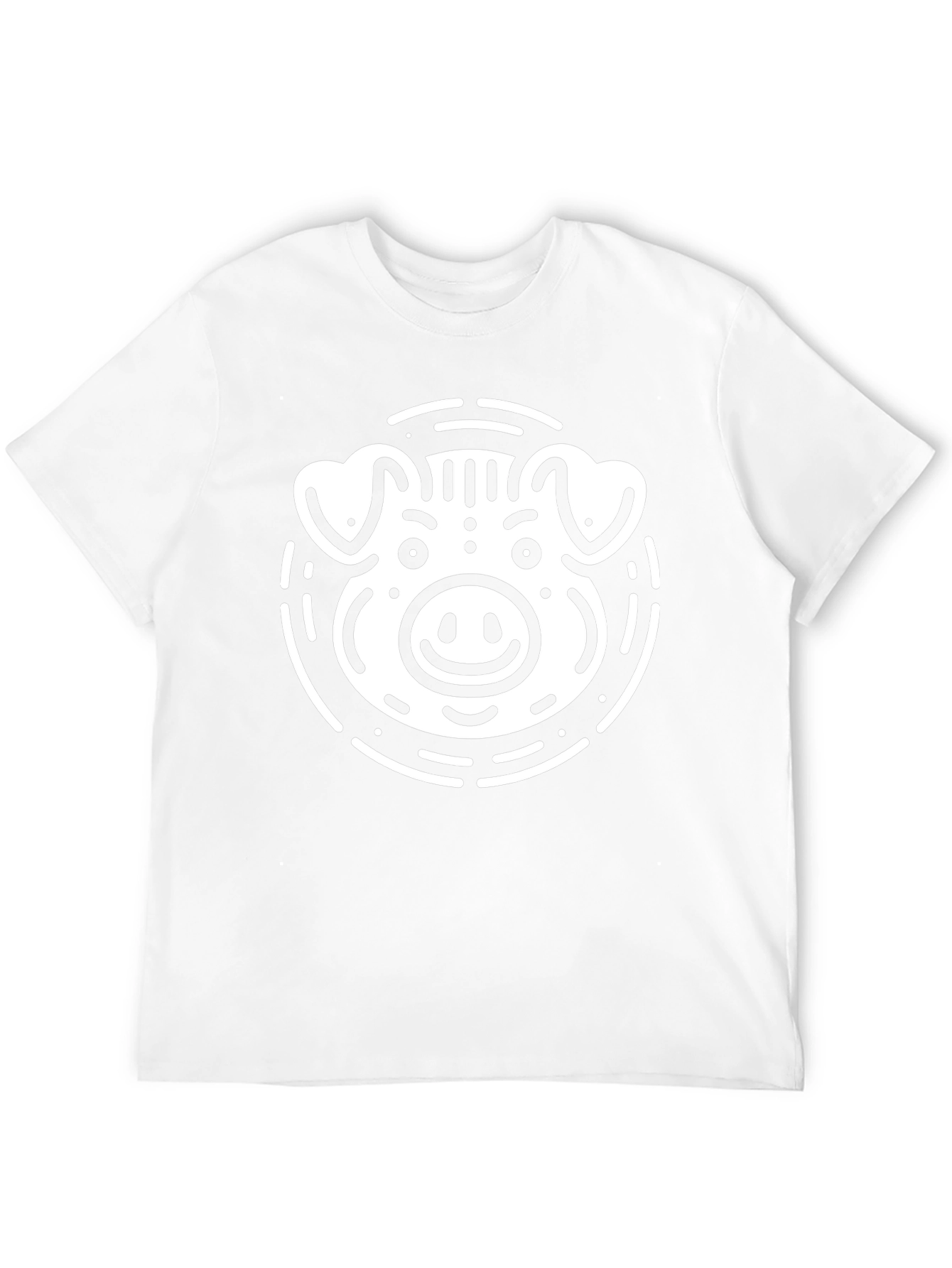 Black Pig Graphic Tee - Farm Animal Shirt