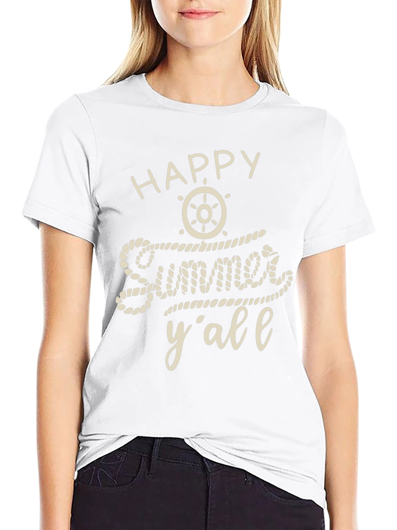 Happy Summer Yall Graphic T-Shirt