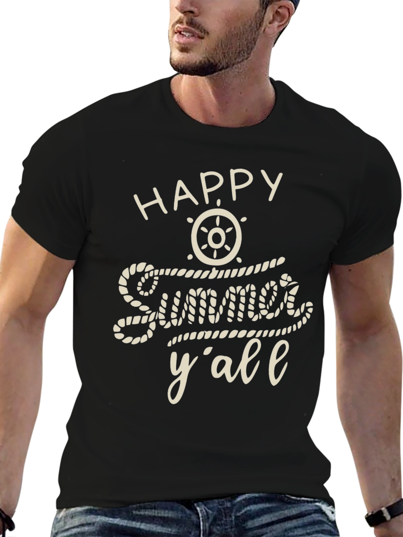 Happy Summer Yall Graphic T-Shirt