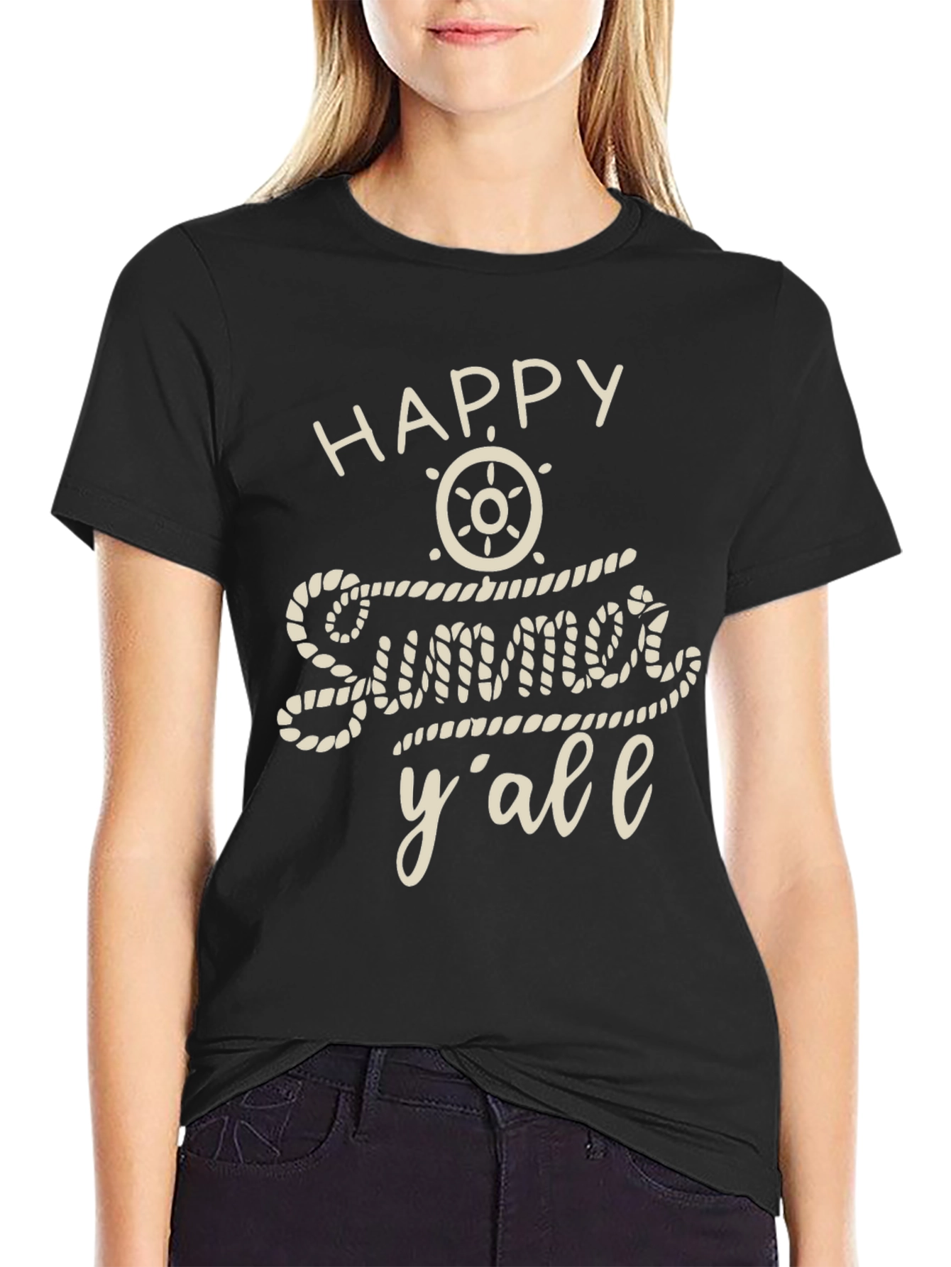 Happy Summer Yall Graphic T-Shirt