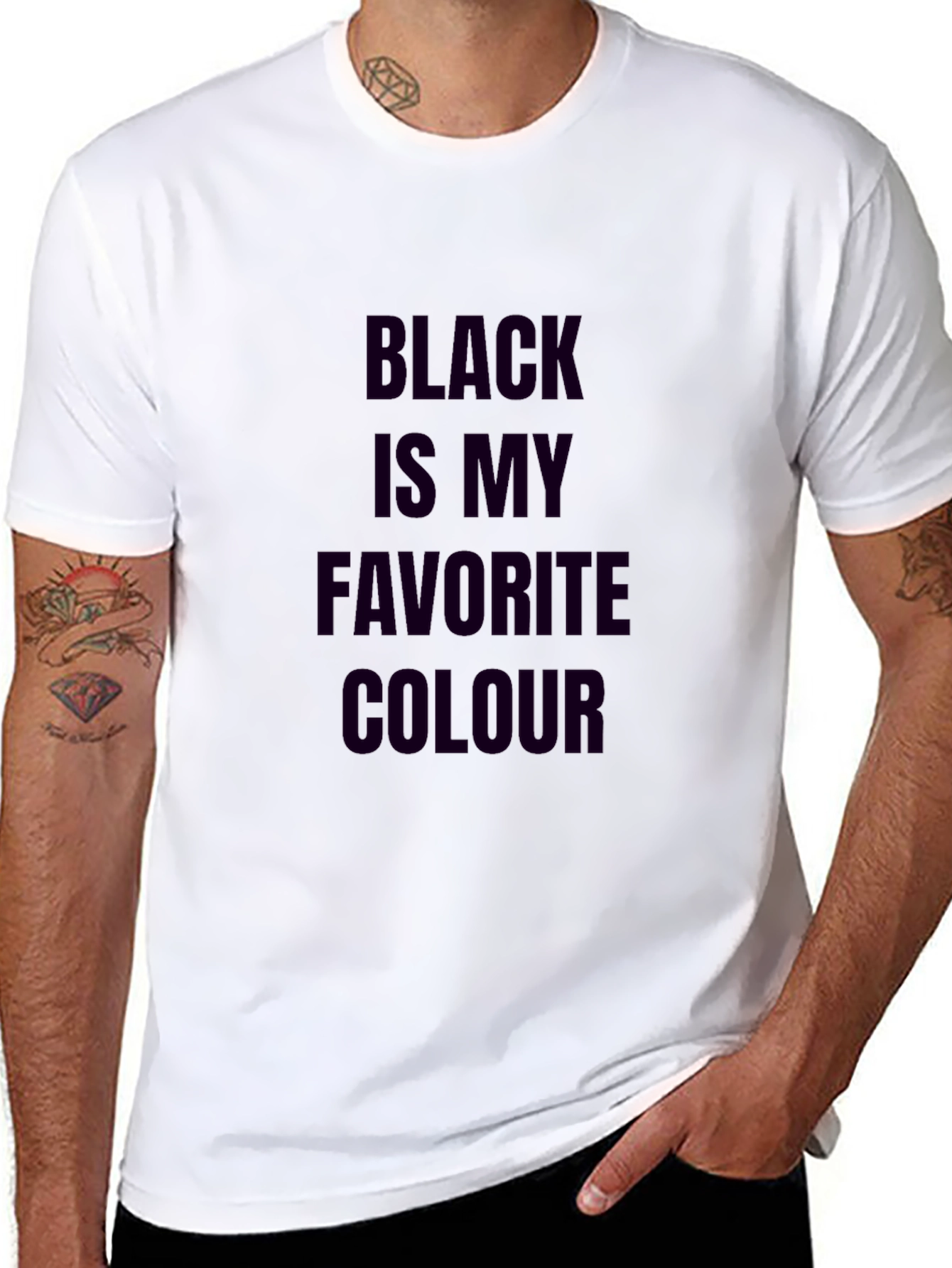 Black is My Favorite Colour T-Shirt