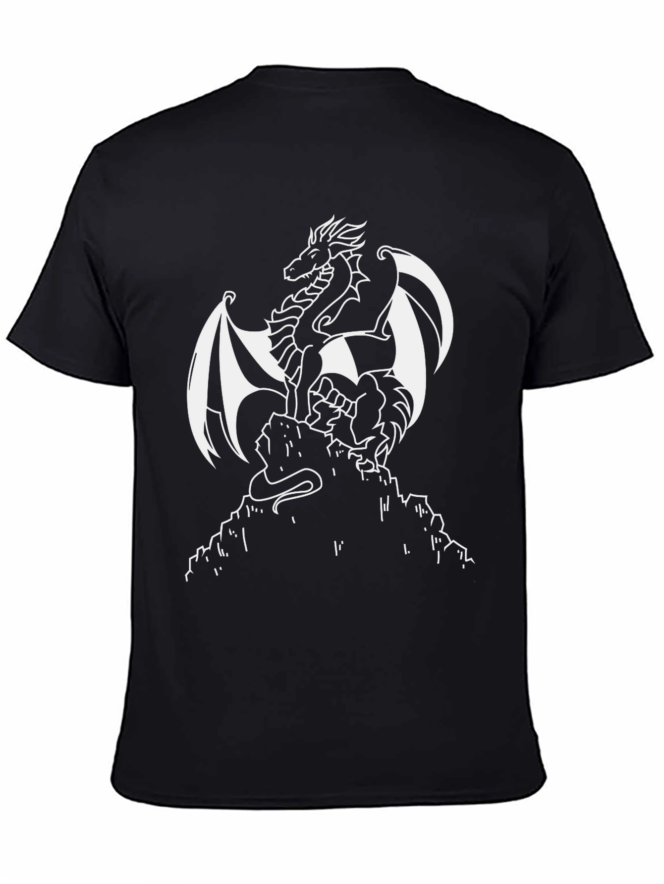 Dragon Graphic Tee - Mens Black T-Shirt