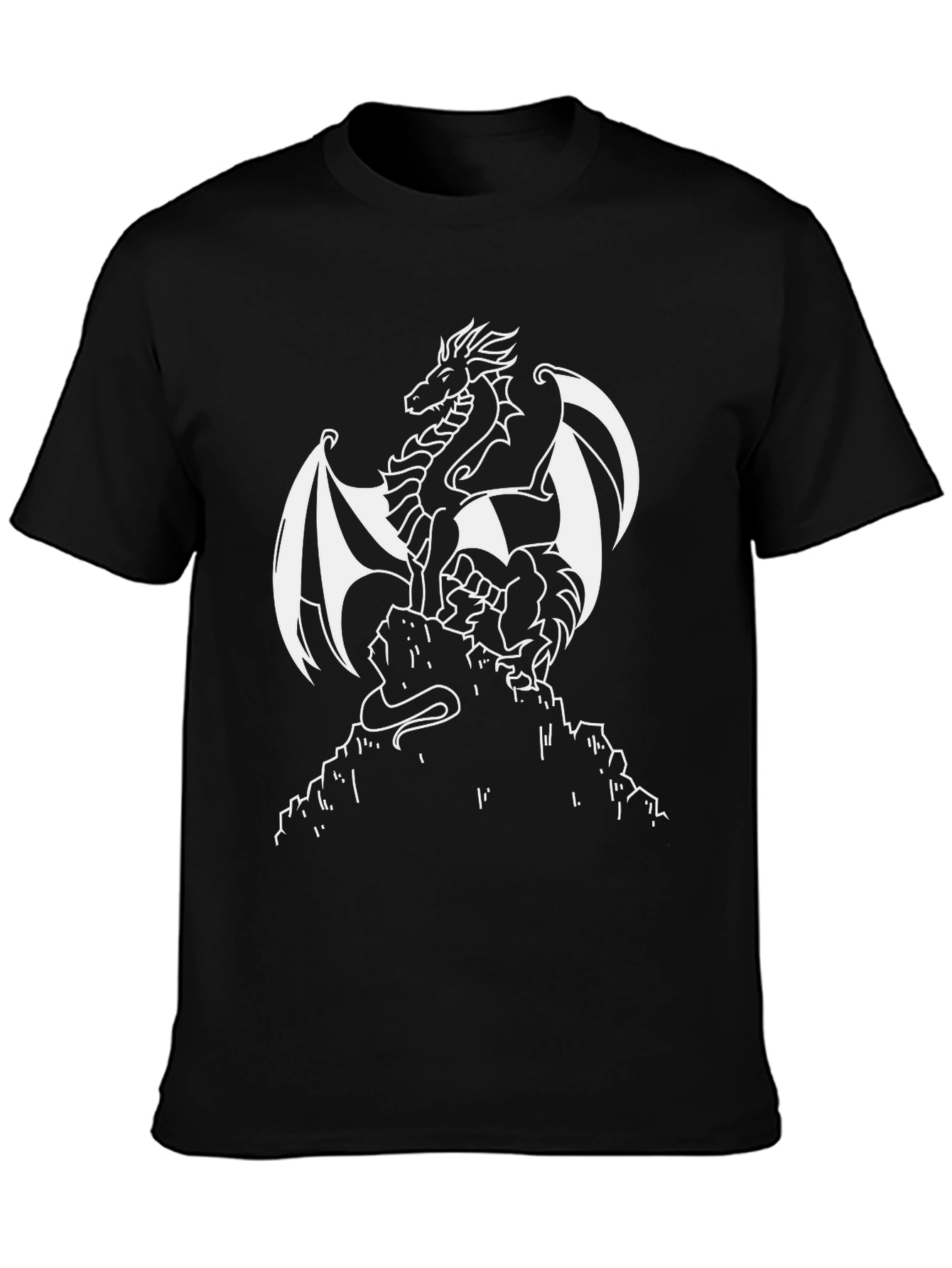 Dragon Graphic Tee - Mens Black T-Shirt