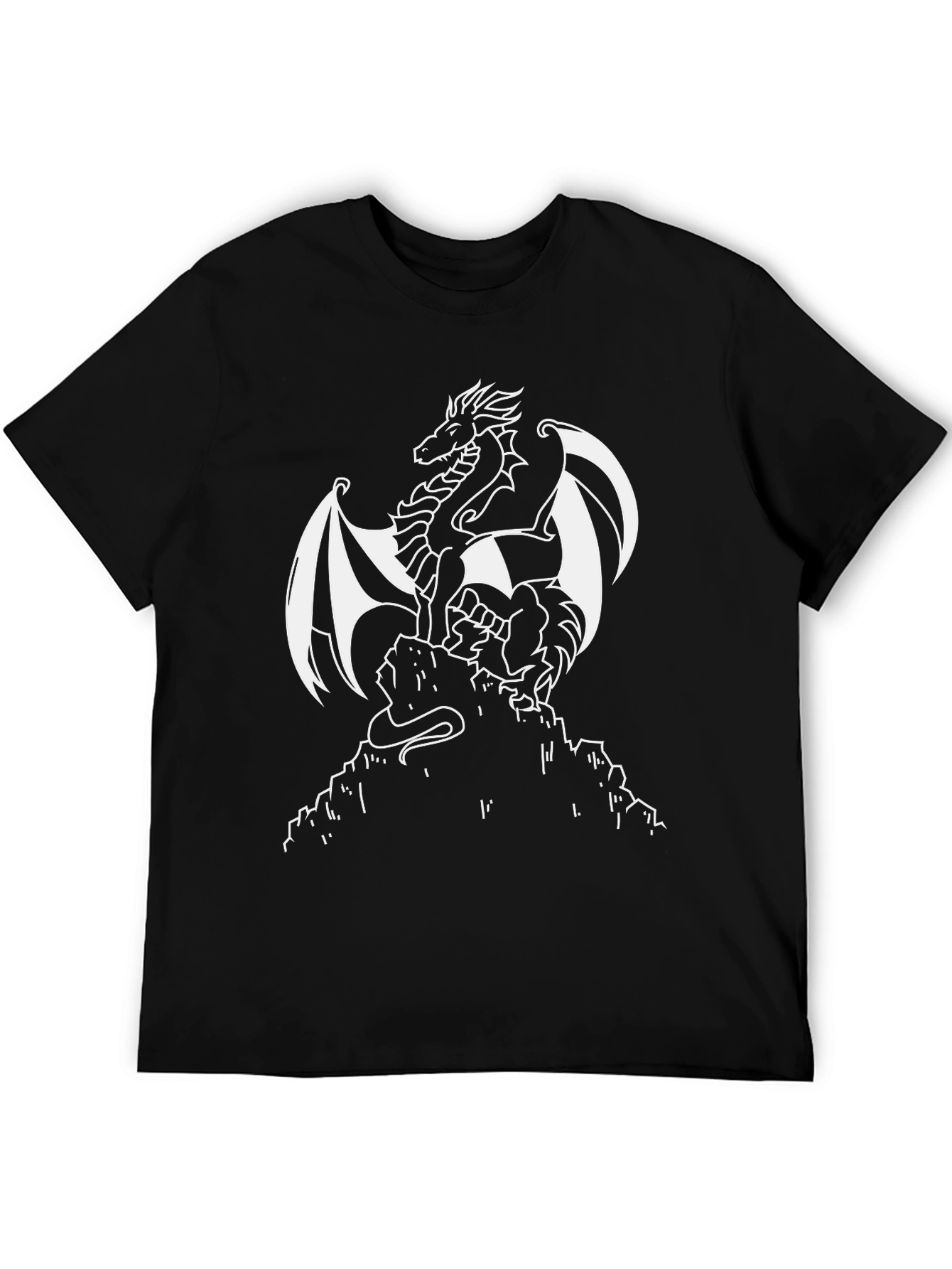 Dragon Graphic Tee - Mens Black T-Shirt