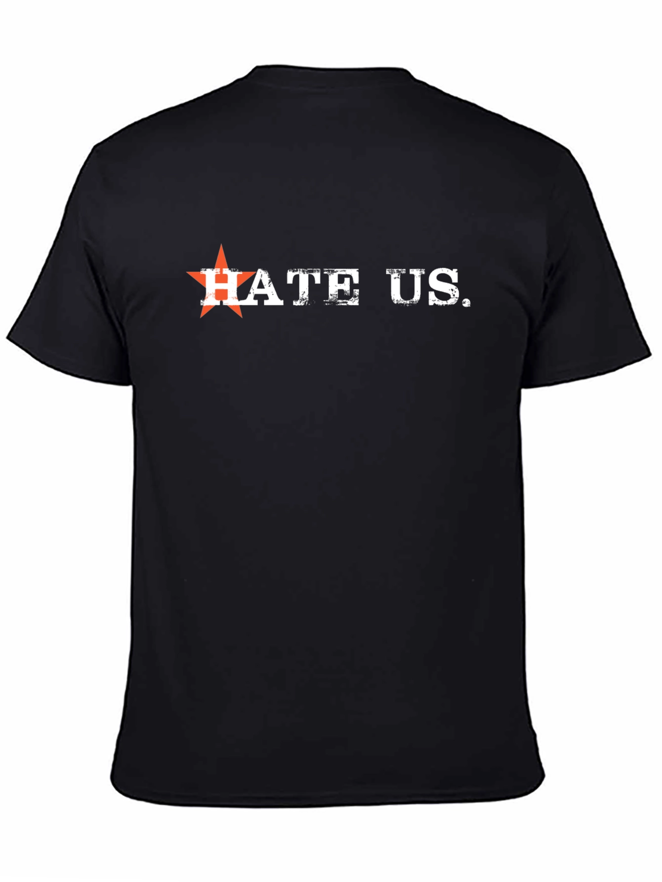 Edgy Hate Us Graphic T-Shirt