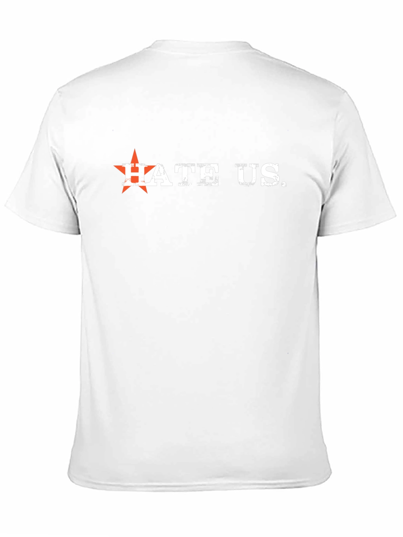 Edgy Hate Us Graphic T-Shirt