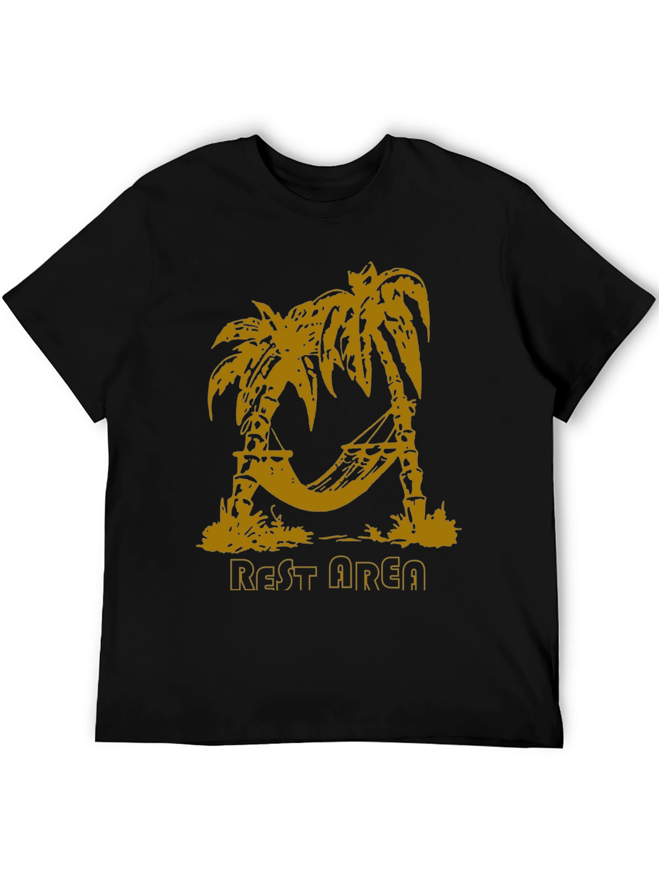 Relaxing Rest Area Palm Tree Graphic Tee