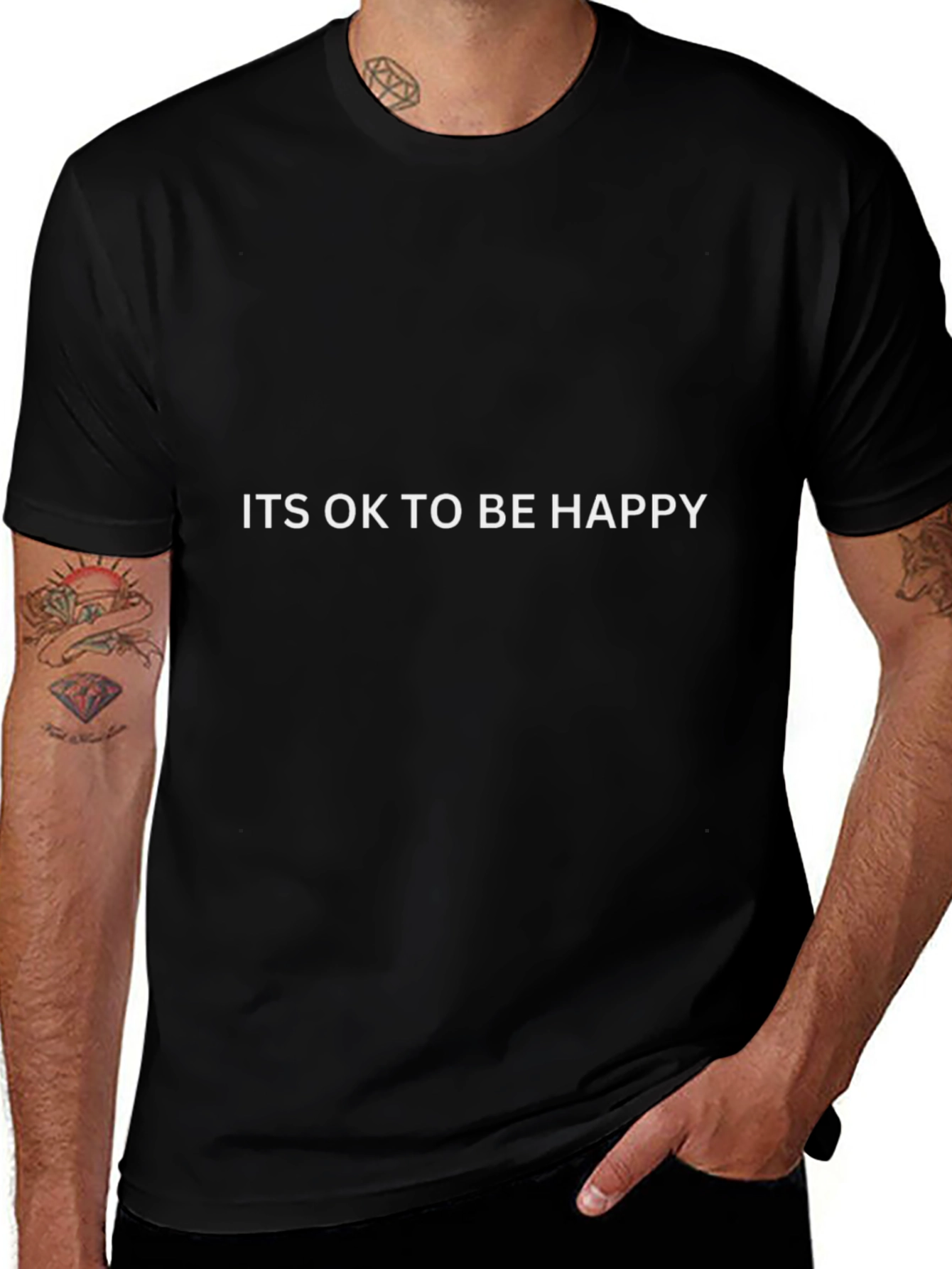 Its OK to Be Happy Graphic Tee