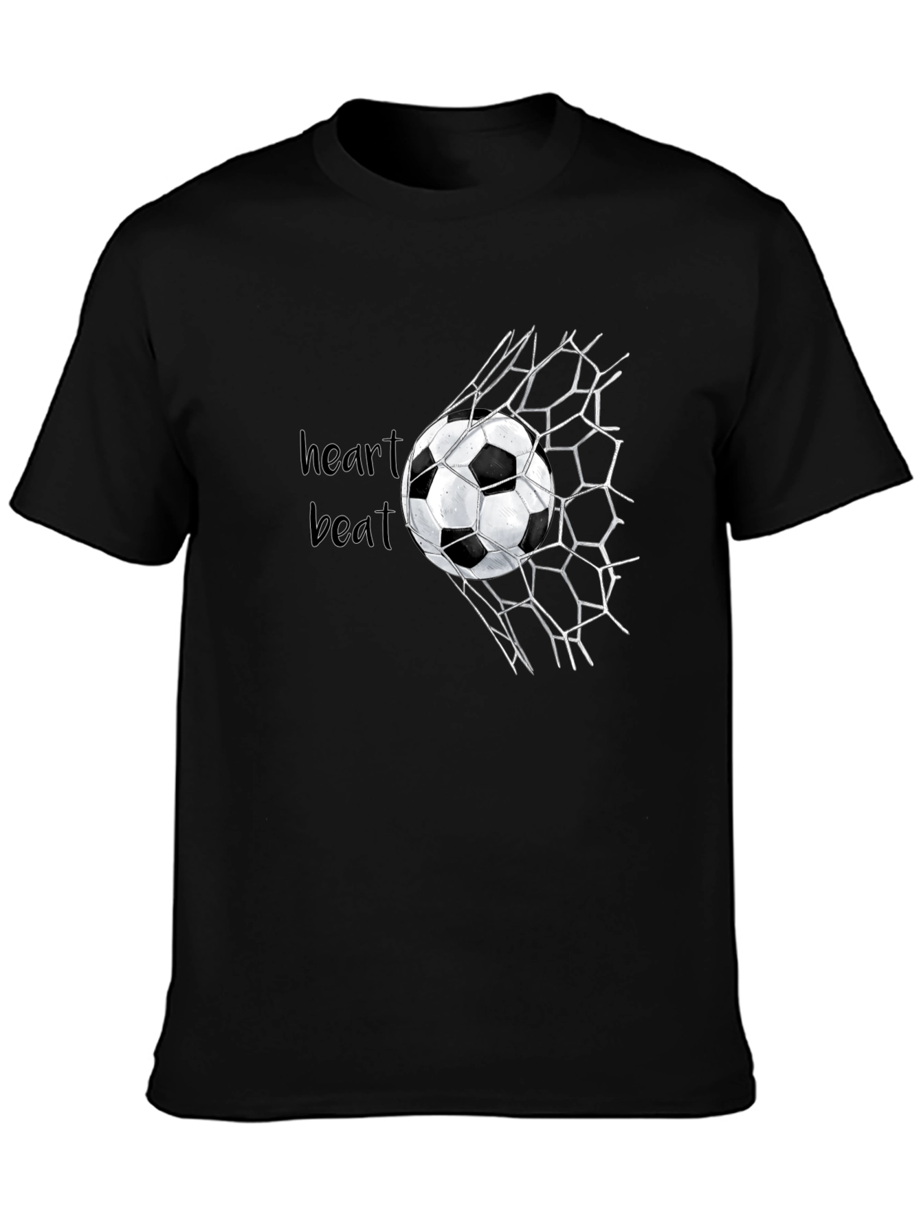 Soccer Heartbeat Graphic T-Shirt