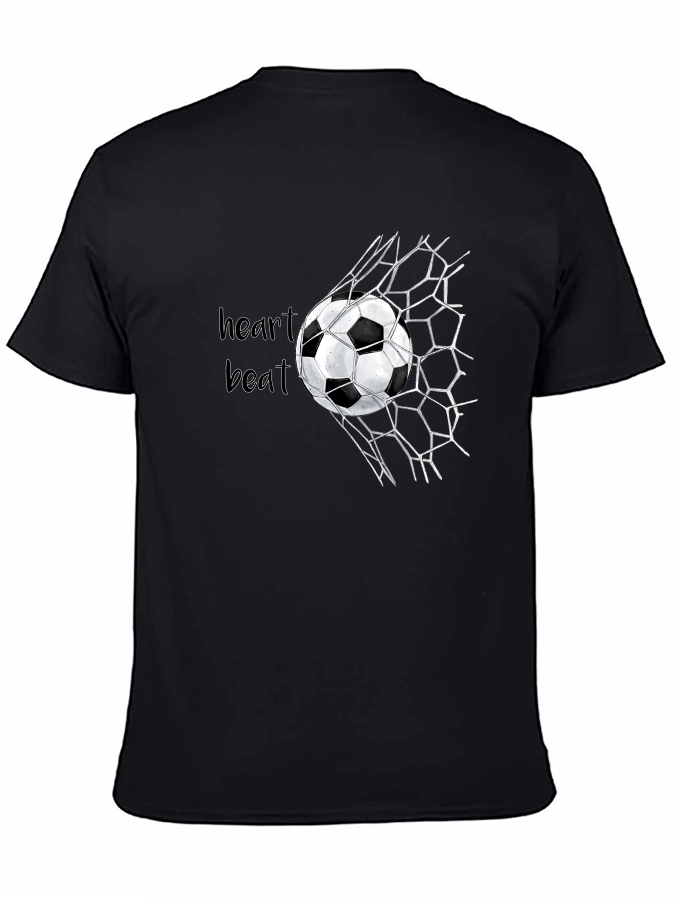 Soccer Heartbeat Graphic T-Shirt